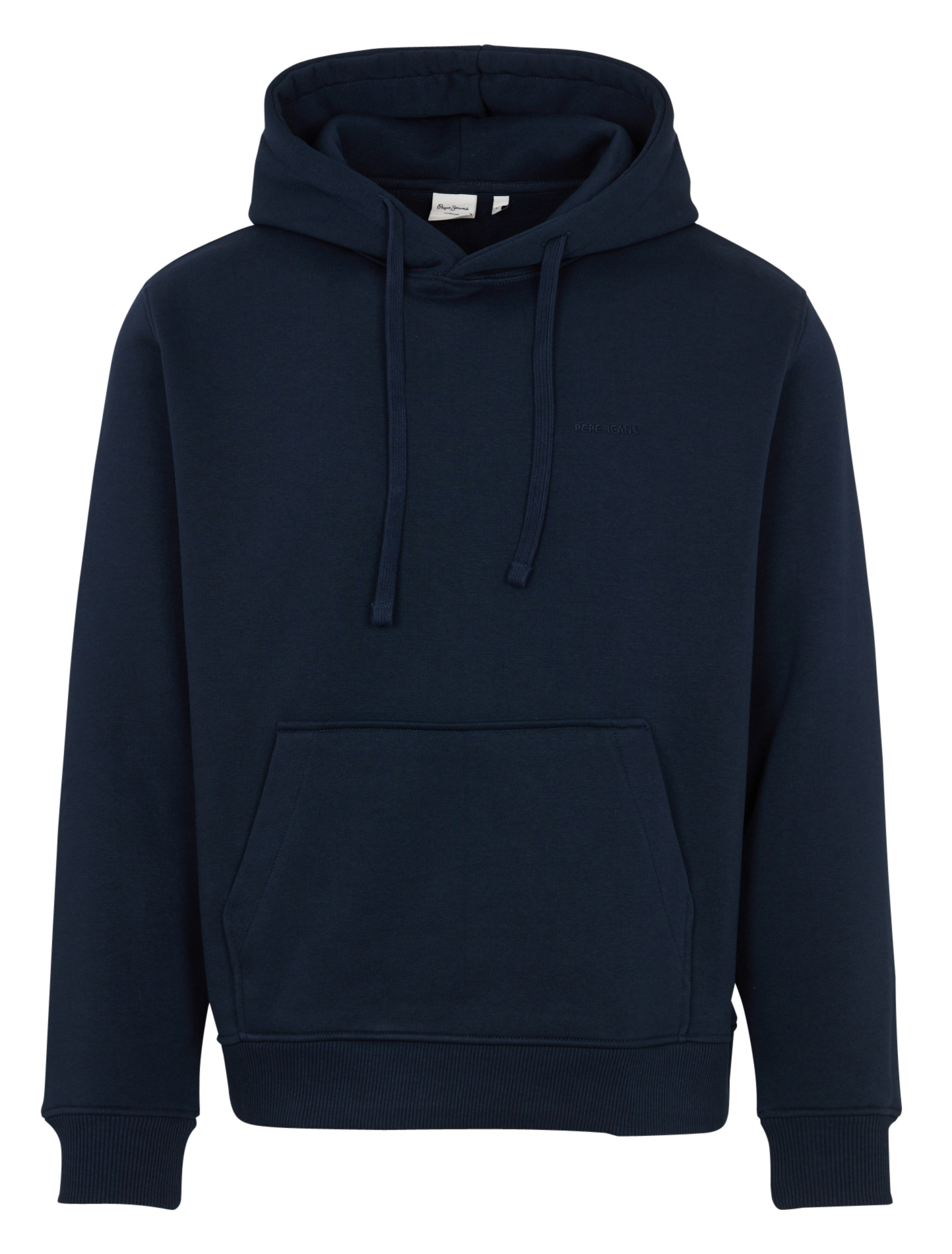 Sweat à capuche uni avec logo PEPE JEANS