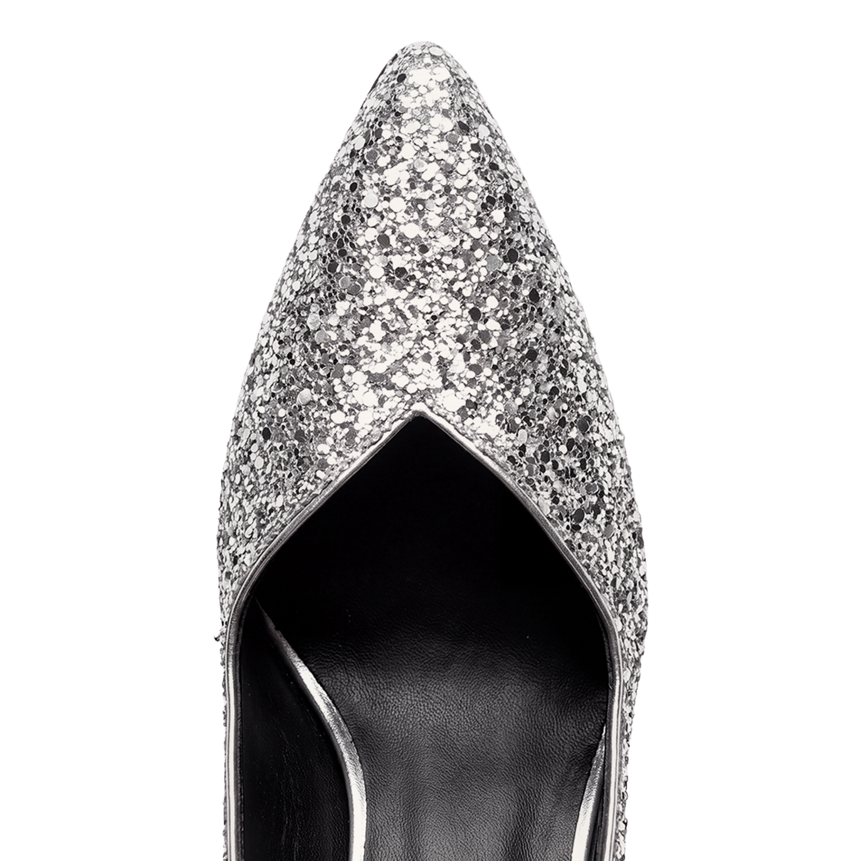 Glitter slingback pumps JONAK Silver