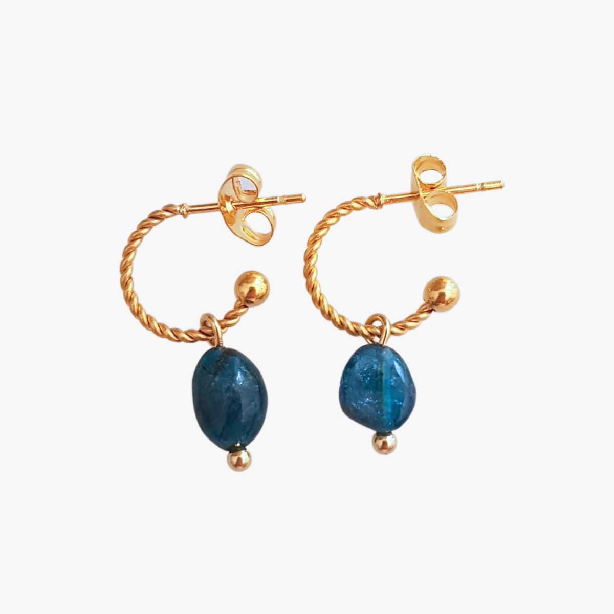 Apatite earrings GINANDGER Green