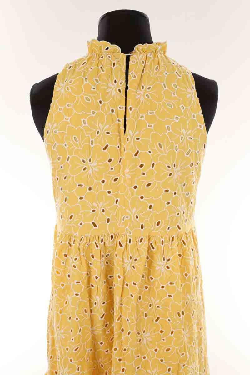 Cotton dress SEZANE - Seconde main Yellow