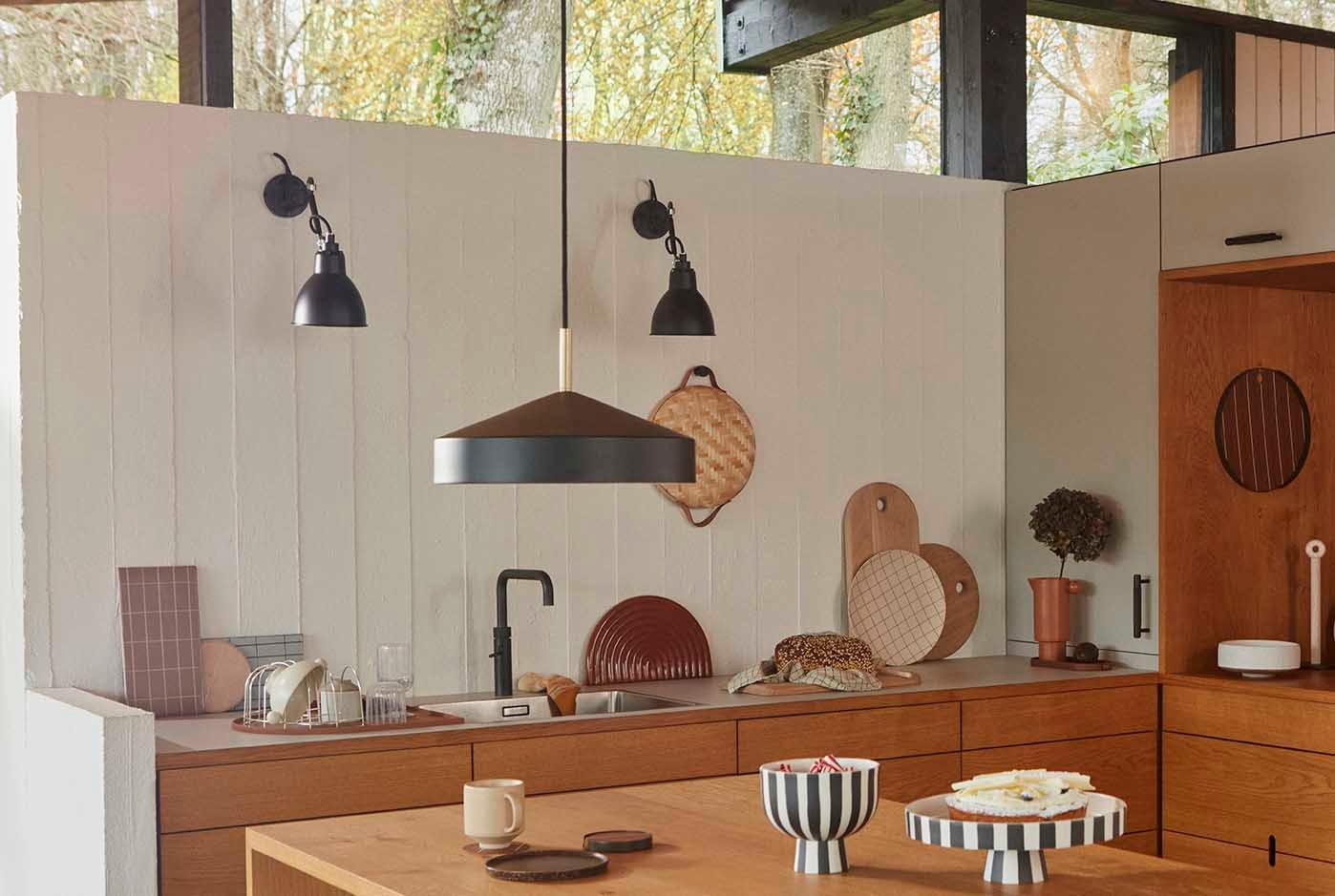 Metal pendant lamp OYOY LIVING DESIGN Blue