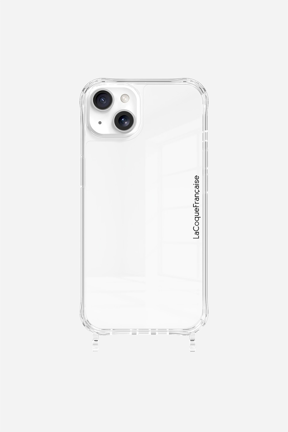 Phone case with rings for iPhone 14 Plus LA COQUE FRANCAISE Silver