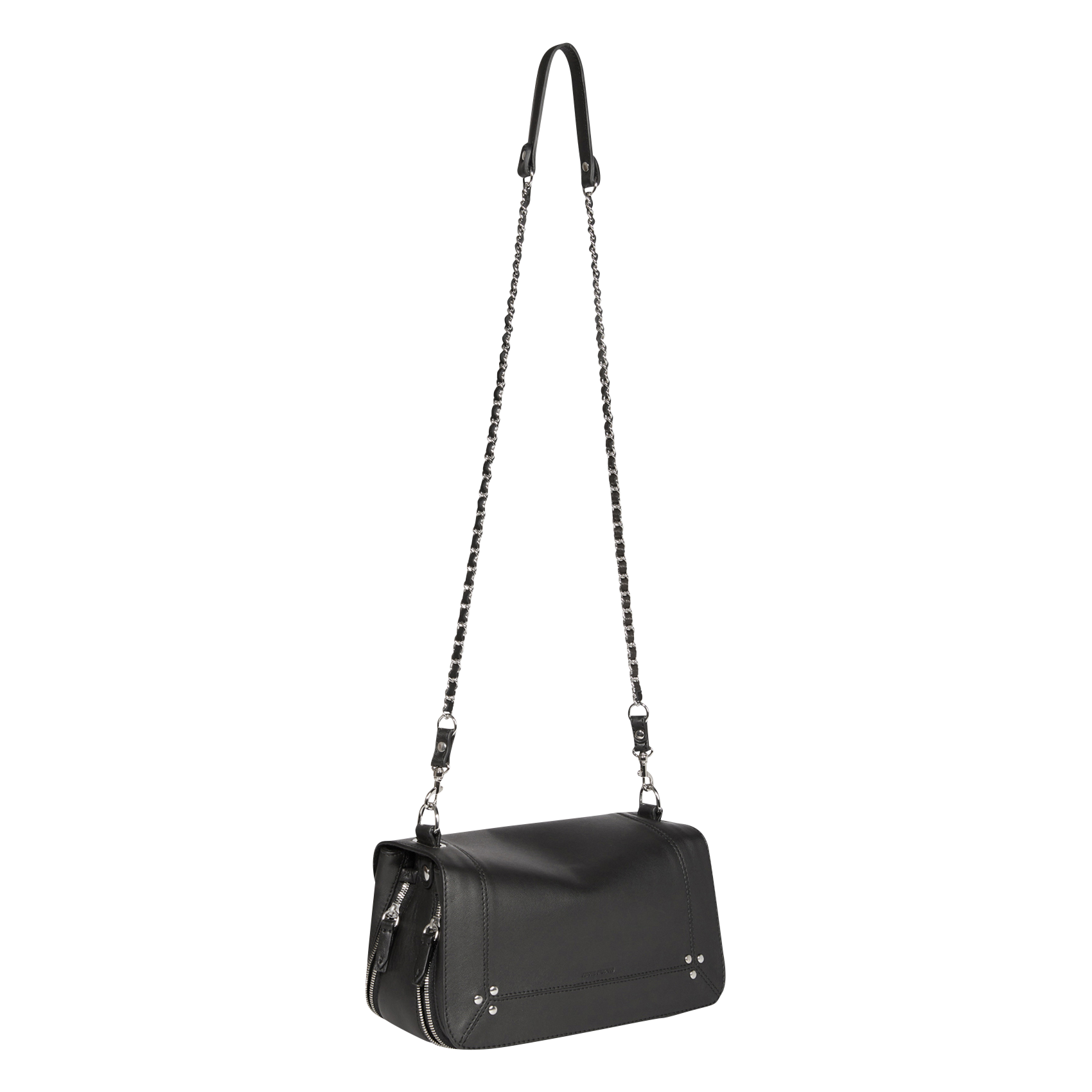 Dori leather shoulder bag JEROME DREYFUSS Black