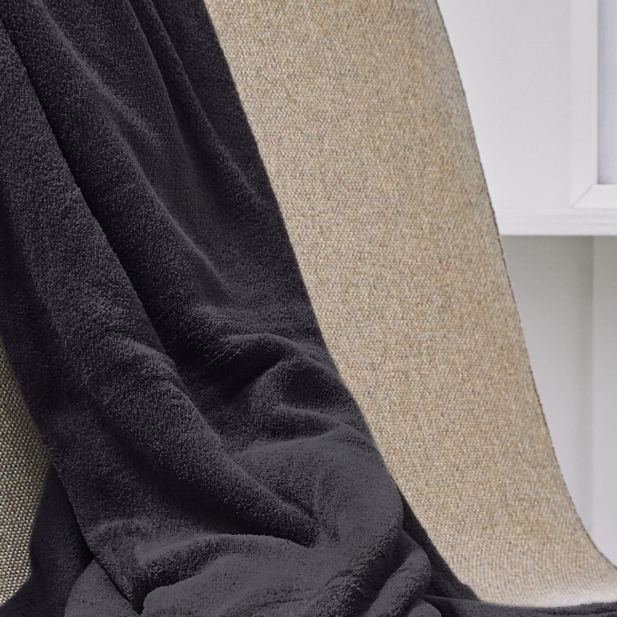 Plain throw TODAY LINGE DE MAISON Grey