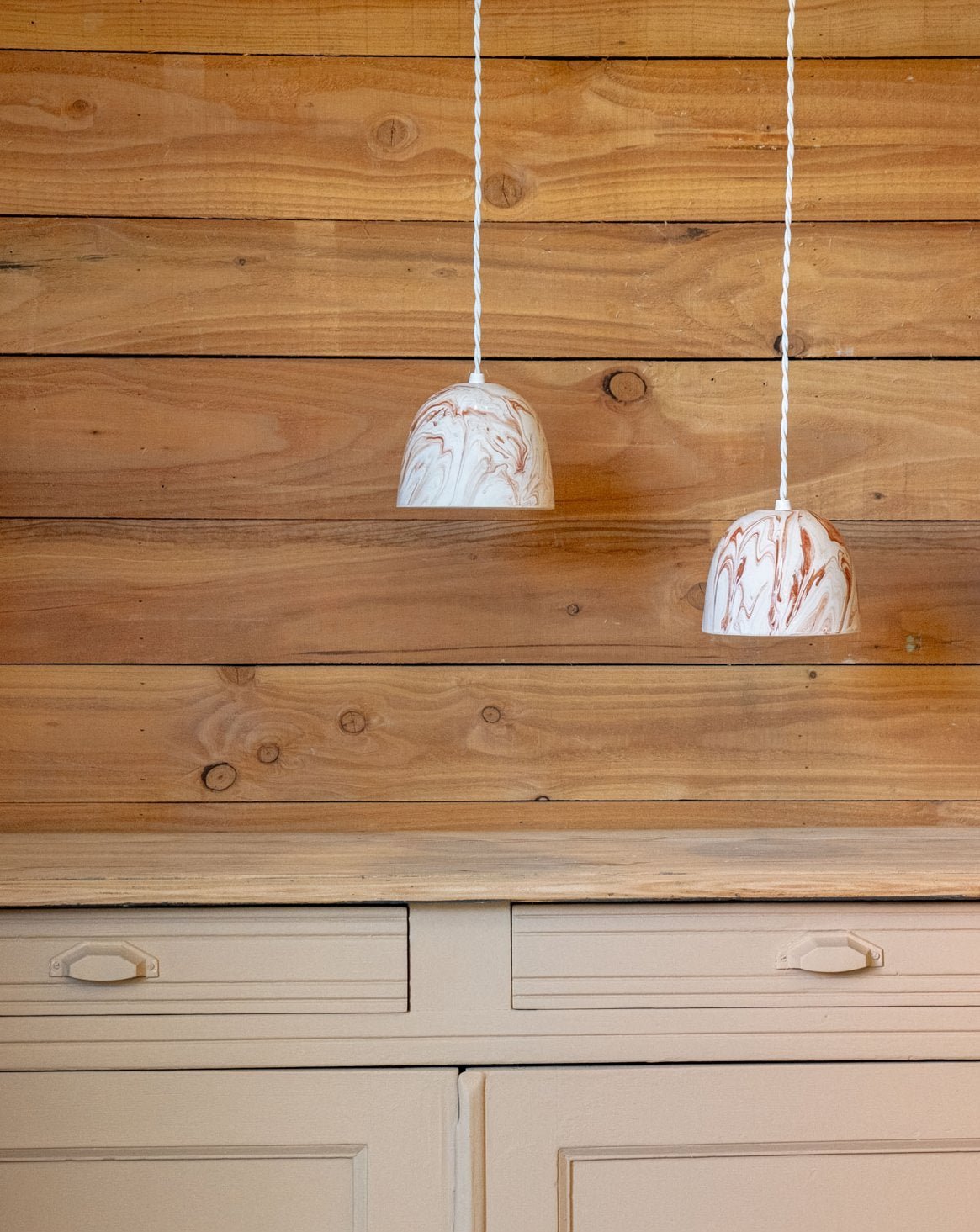 Ceramic Pendant Light No.27 DEBONGOUT Beige