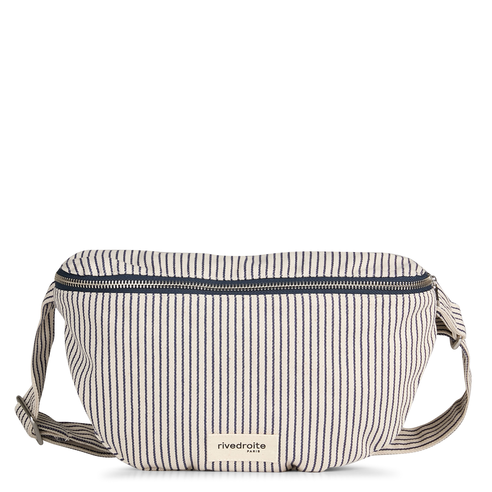 Striped cotton fanny pack RIVEDROITE PARIS White