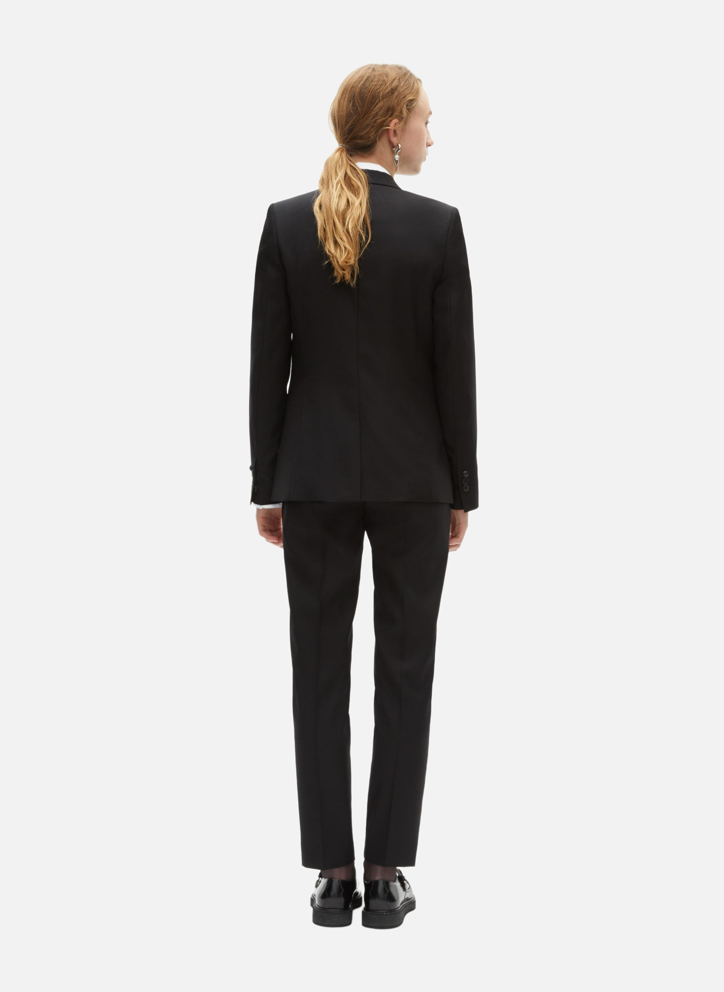 Fitted wool suit jacket THE KOOPLES Black
