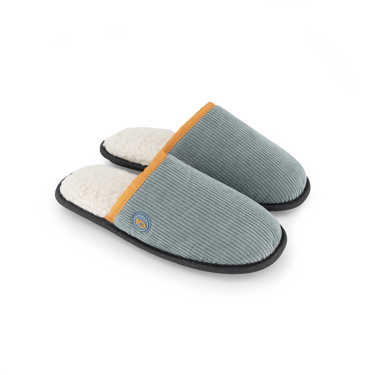 Corduroy slippers BILLYBELT Green