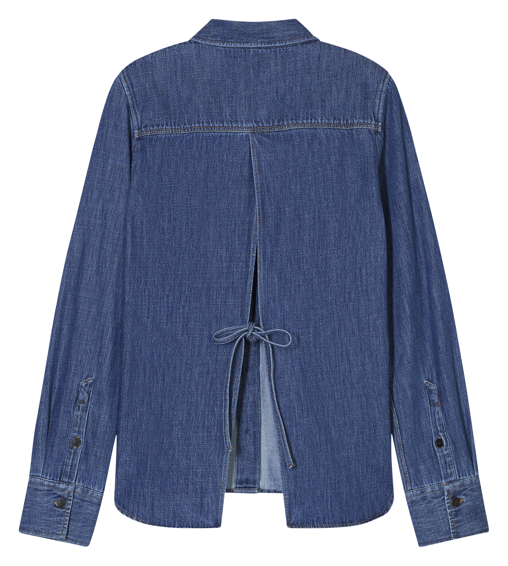 Chemise en jean avec dos ouvert CLOSED Bleu