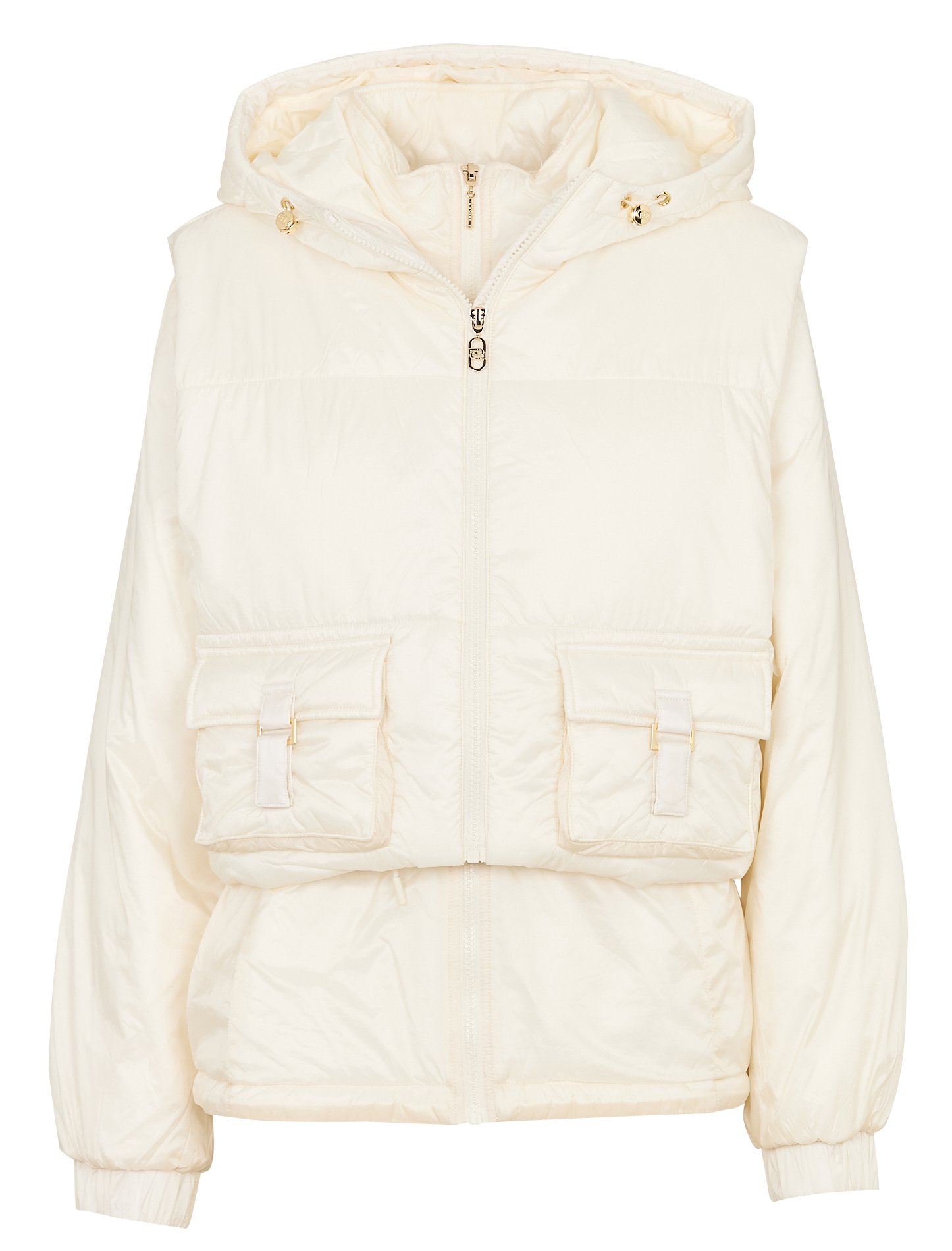 Doudoune à capuche oversize  LIU JO Beige