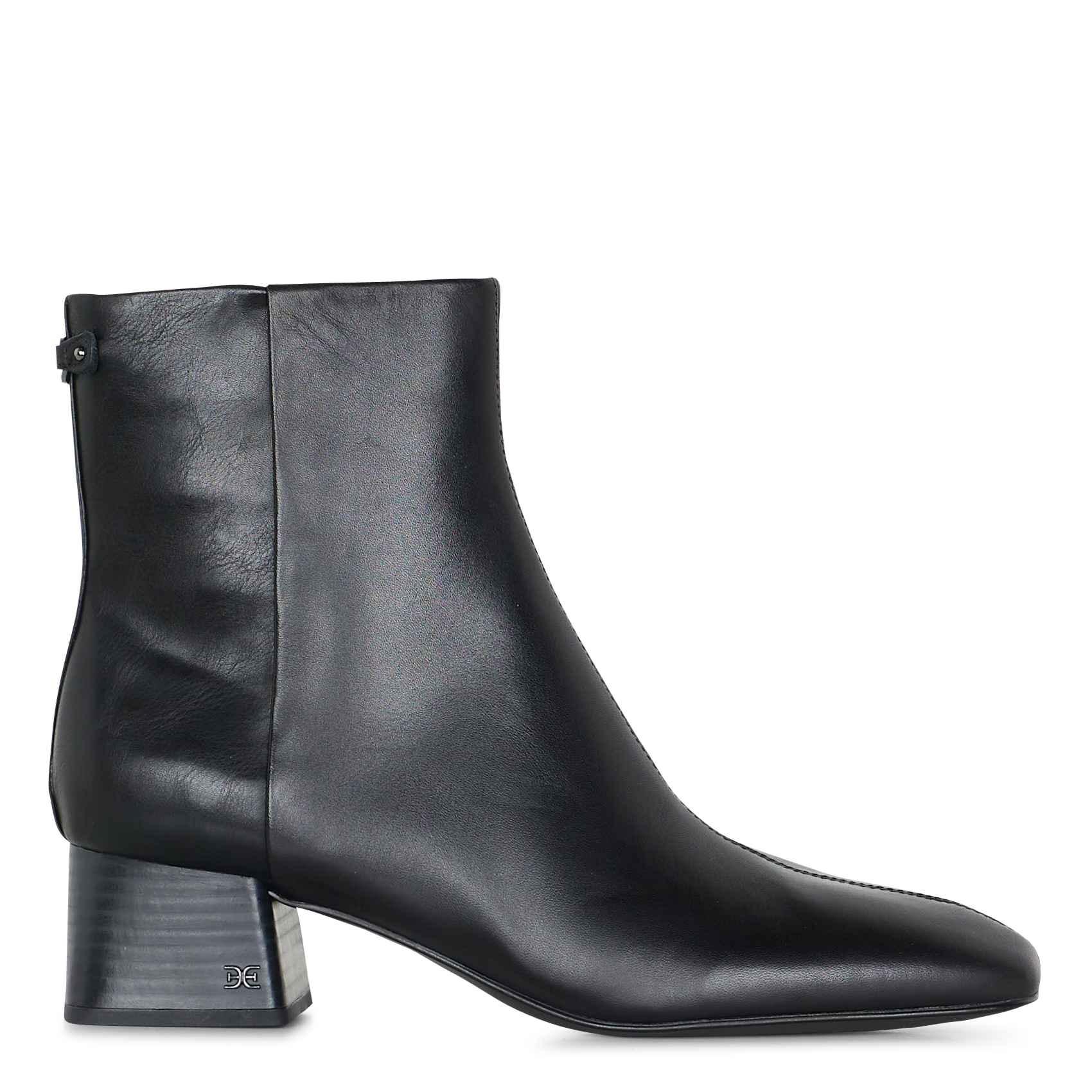 Stiefeletten aus Leder-Mix SAM EDELMAN Schwarz