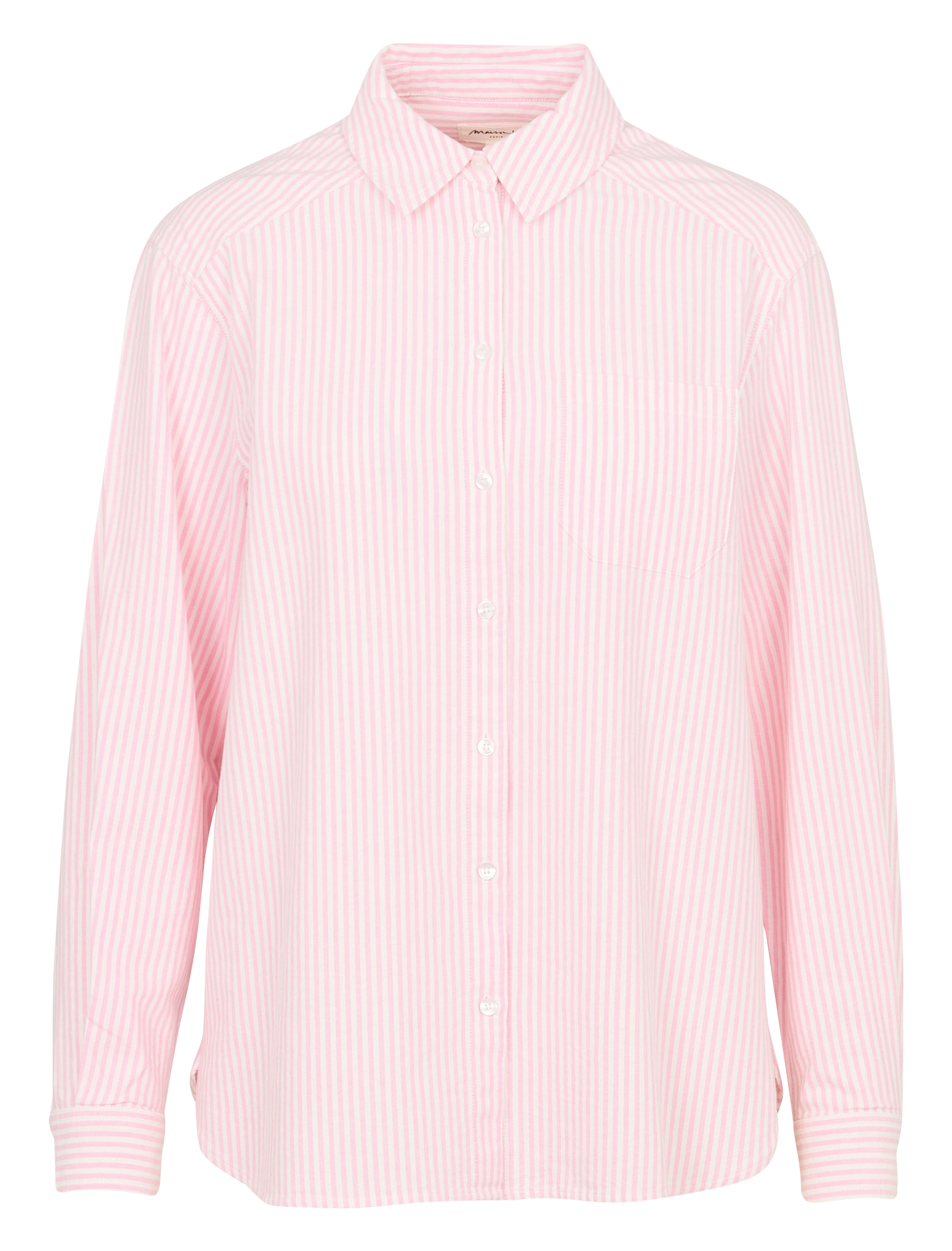 Chemise col classique en coton MAISON 123 Rose