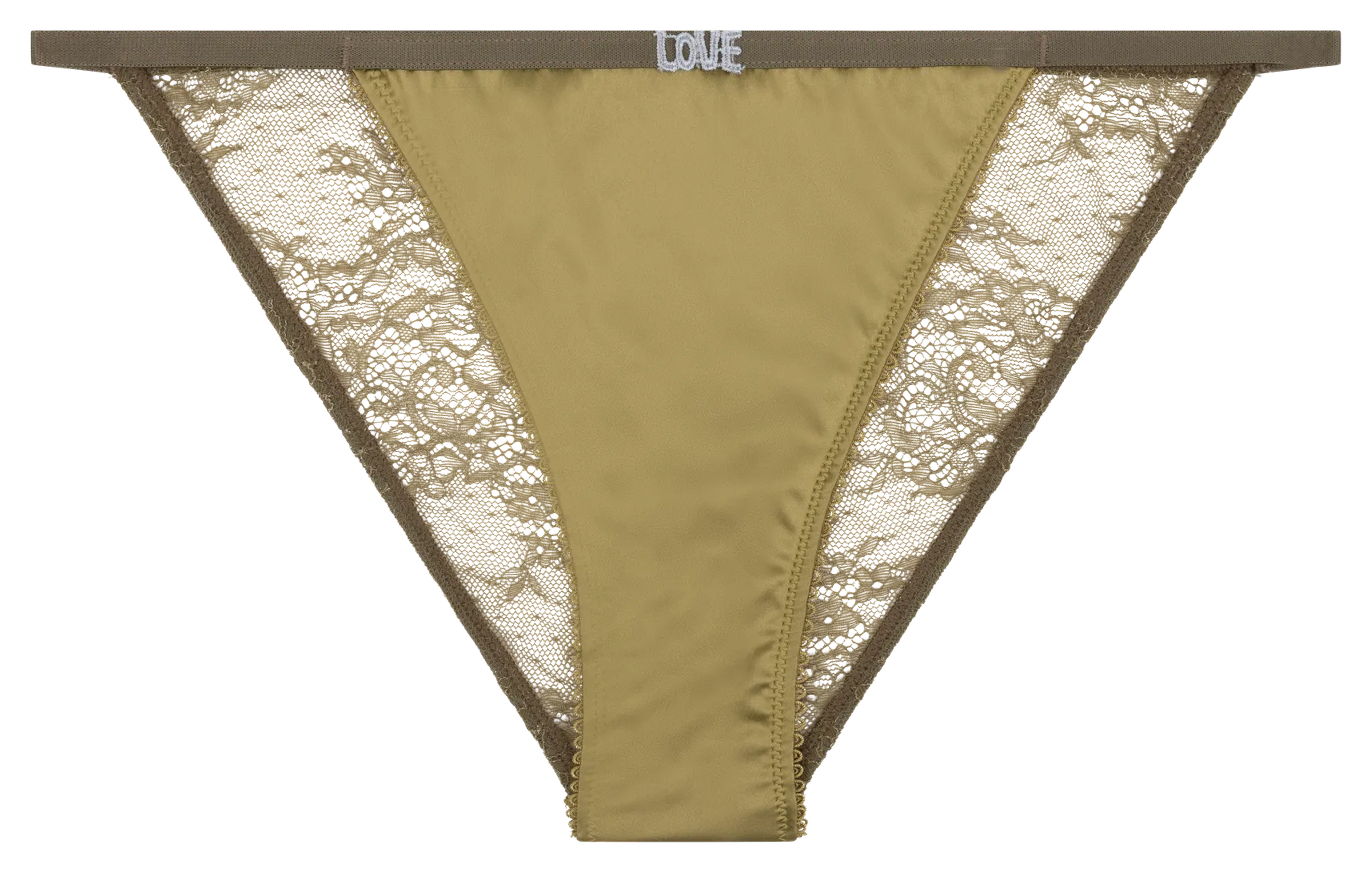 Tanga en dentelle LOVE STORIES Vert
