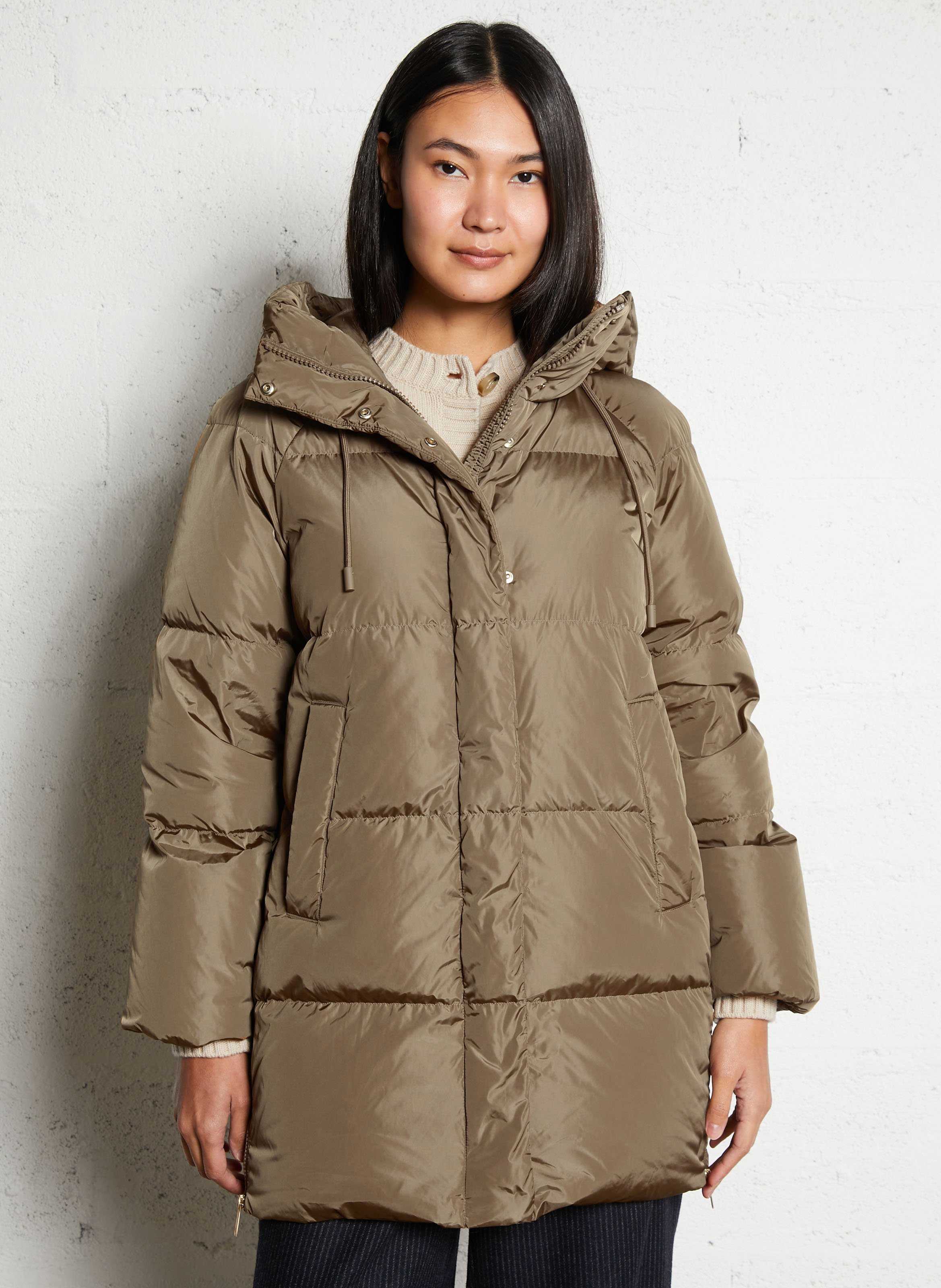 Doudoune col montant  MAX MARA WEEK END Marron