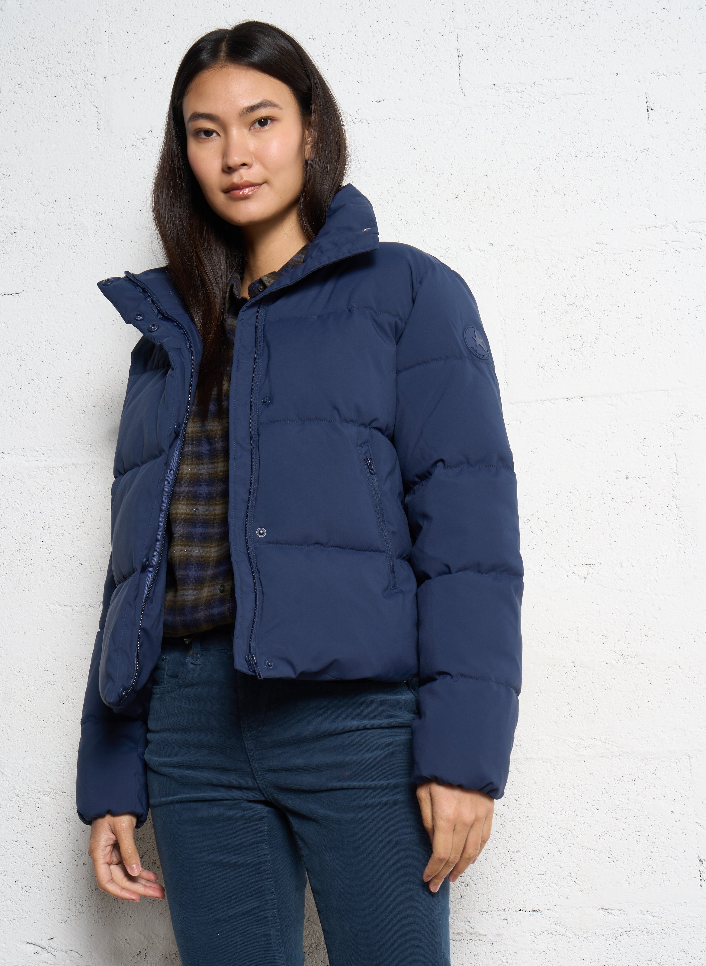 Doudoune droite col montant matelassée SUD EXPRESS