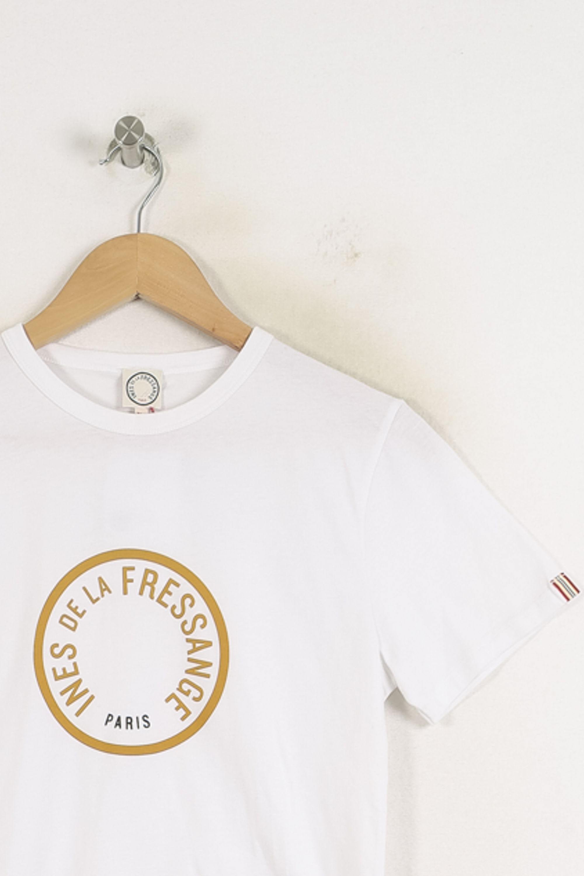 Tommy Badge T-shirt INES DE LA FRESSANGE - Seconde main White