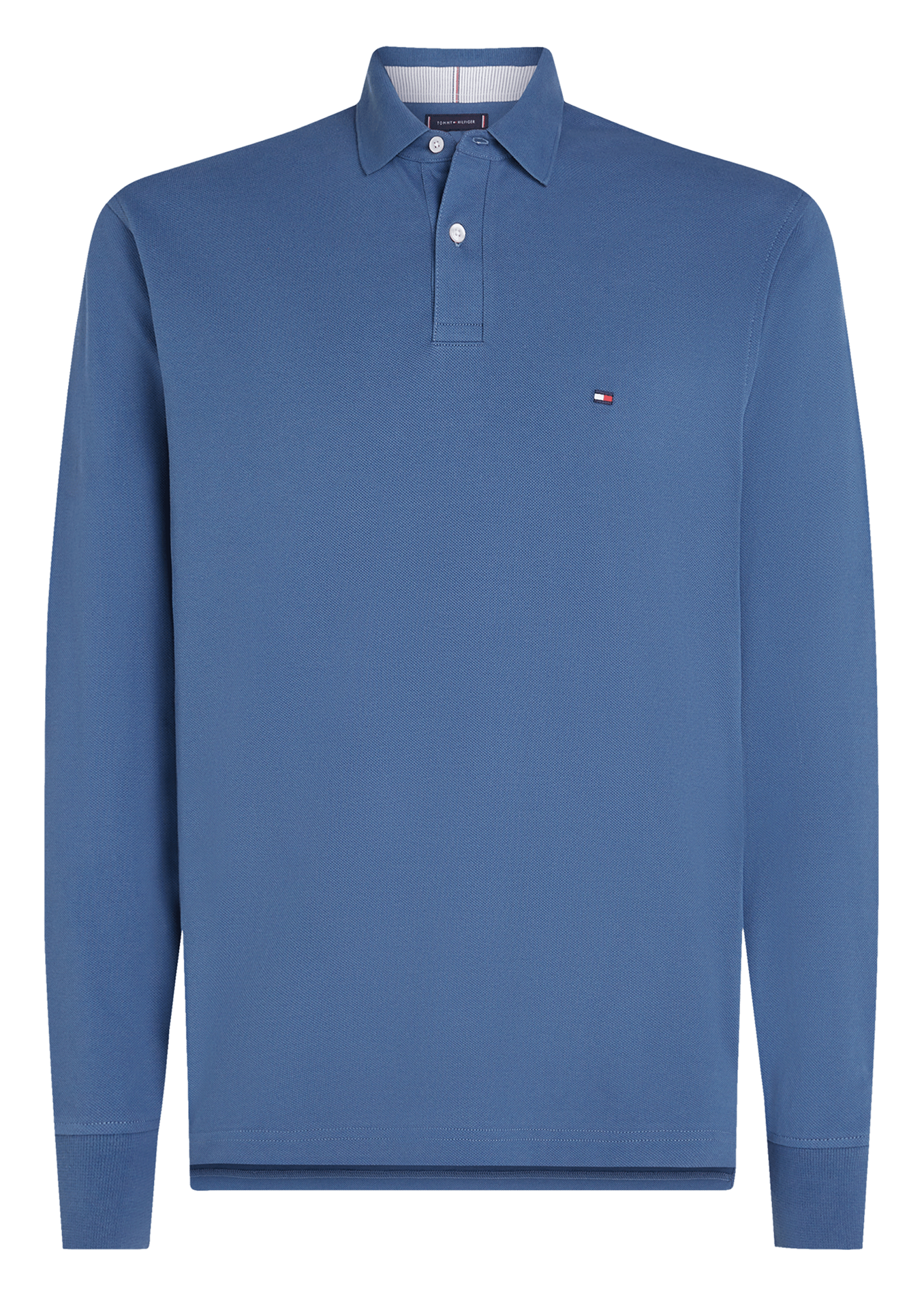Polo regular-fit en coton bio mélangé  TOMMY HILFIGER Bleu