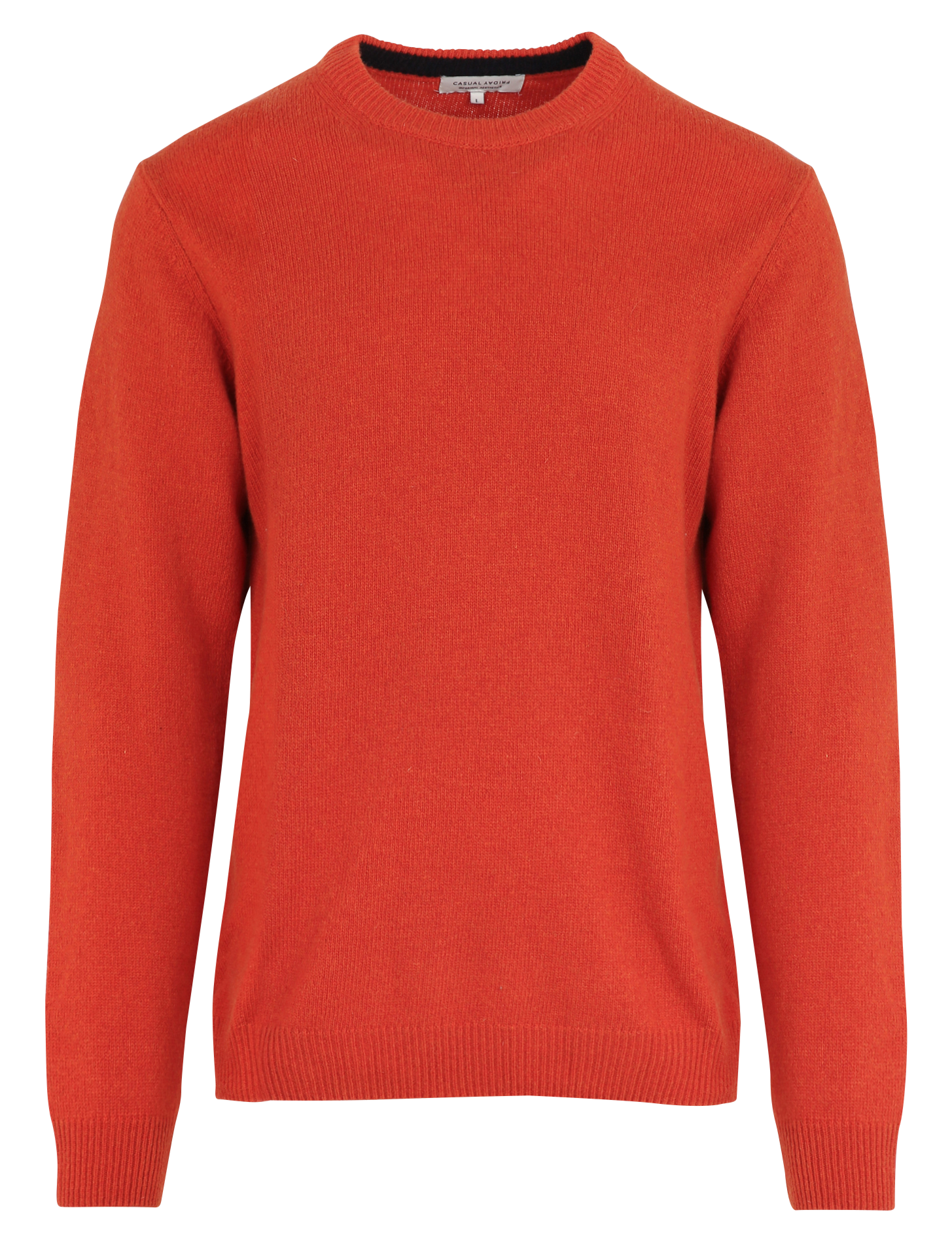 Alpaca wool sweater CASUAL FRIDAY Orange
