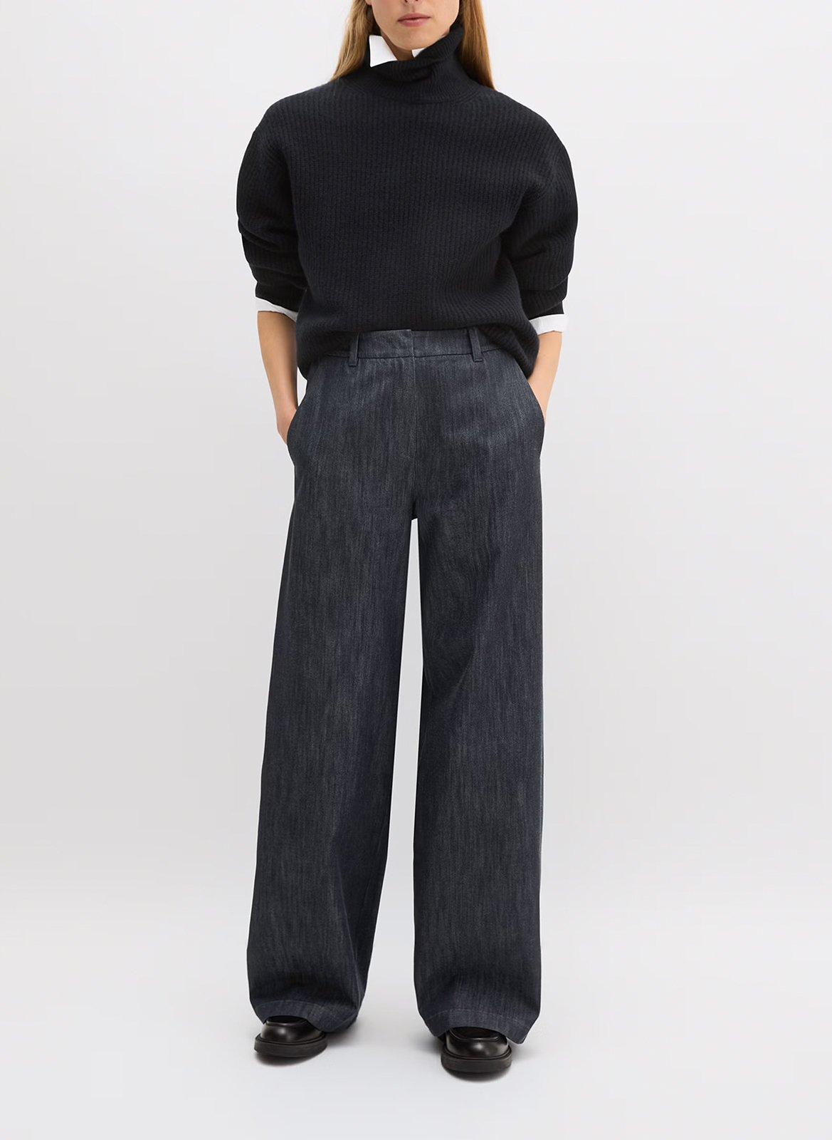 Cotton-blend chinos MARC O'POLO Blue