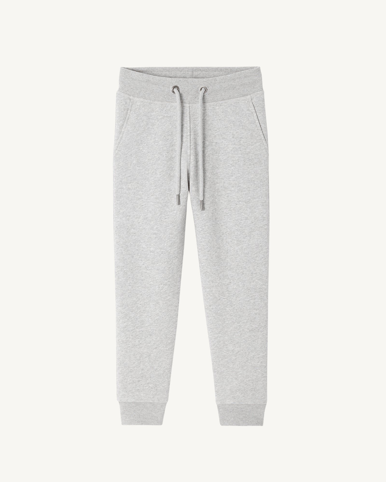 Organic cotton kids' joggers in Arica fabric JOTT Grey