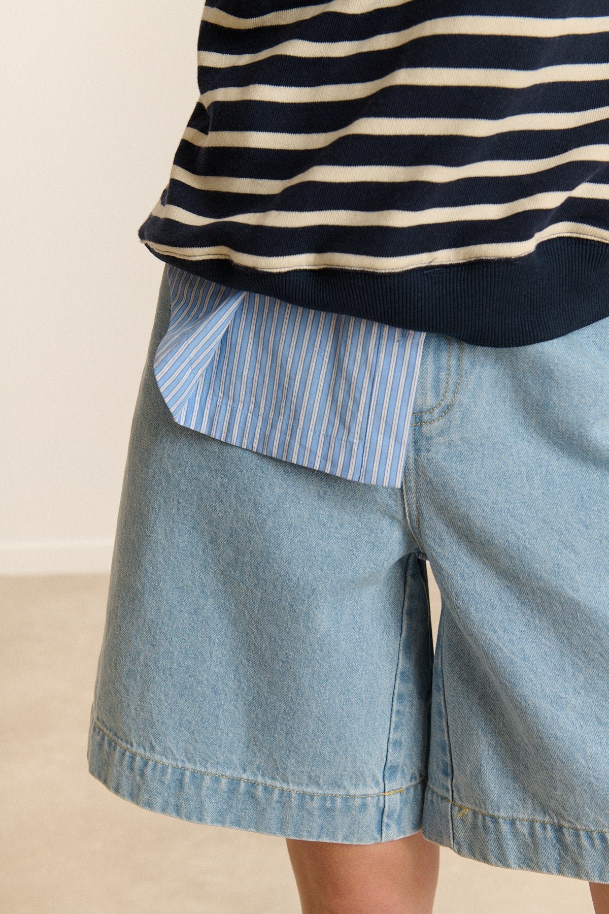 Long-sleeve striped sweatshirt GARANCE PARIS Blue