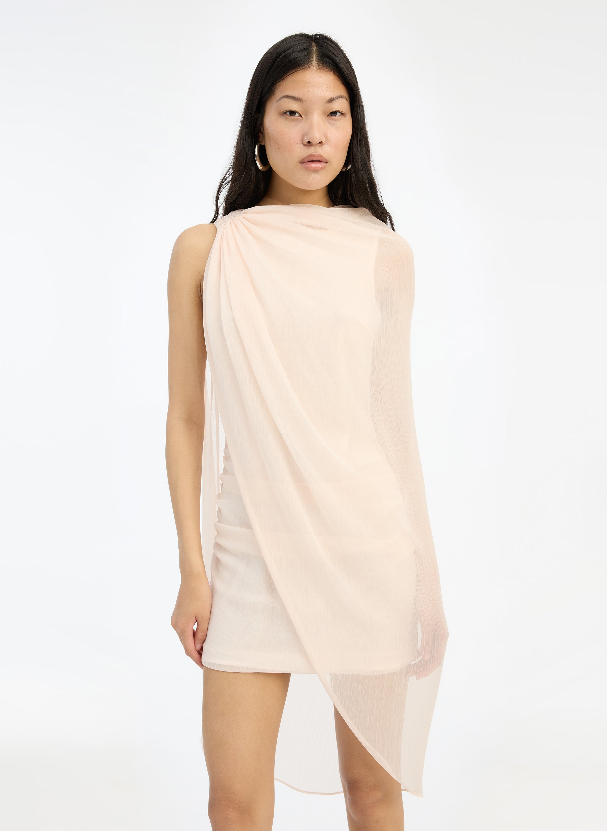 Figurbetontes Kurzkleid ROTATE Beige