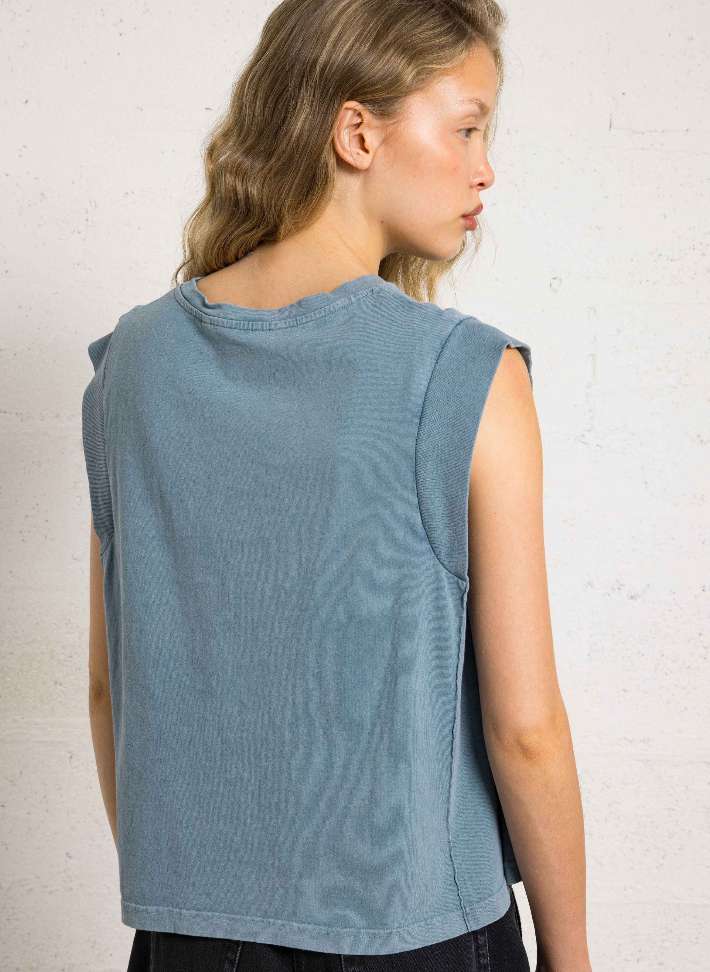 Tee-shirt oversize en coton BELLEROSE Bleu