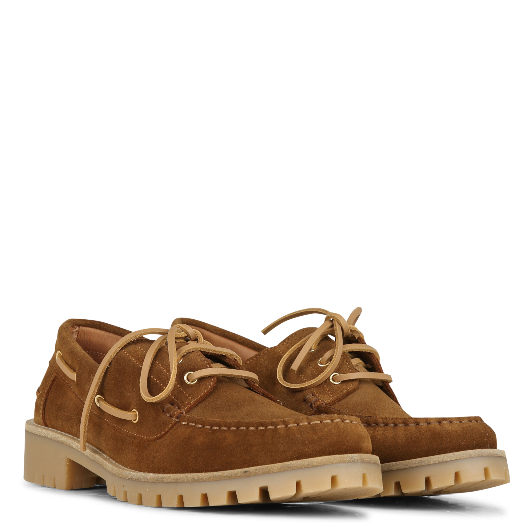 Schuhe aus Wildleder-Leder MELLOW YELLOW Braun