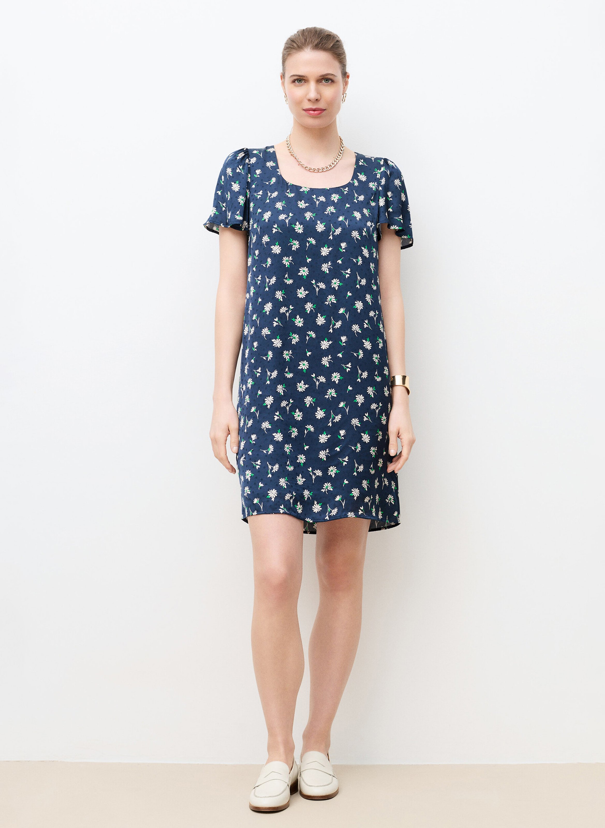 Printed dress CAROLL Blue