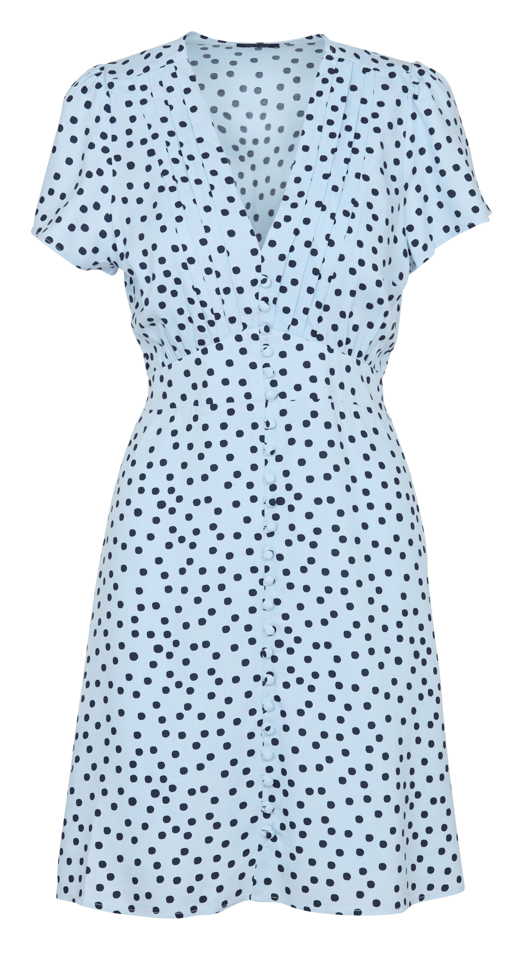 Kurzkleid mit Punkten IKKS Blau