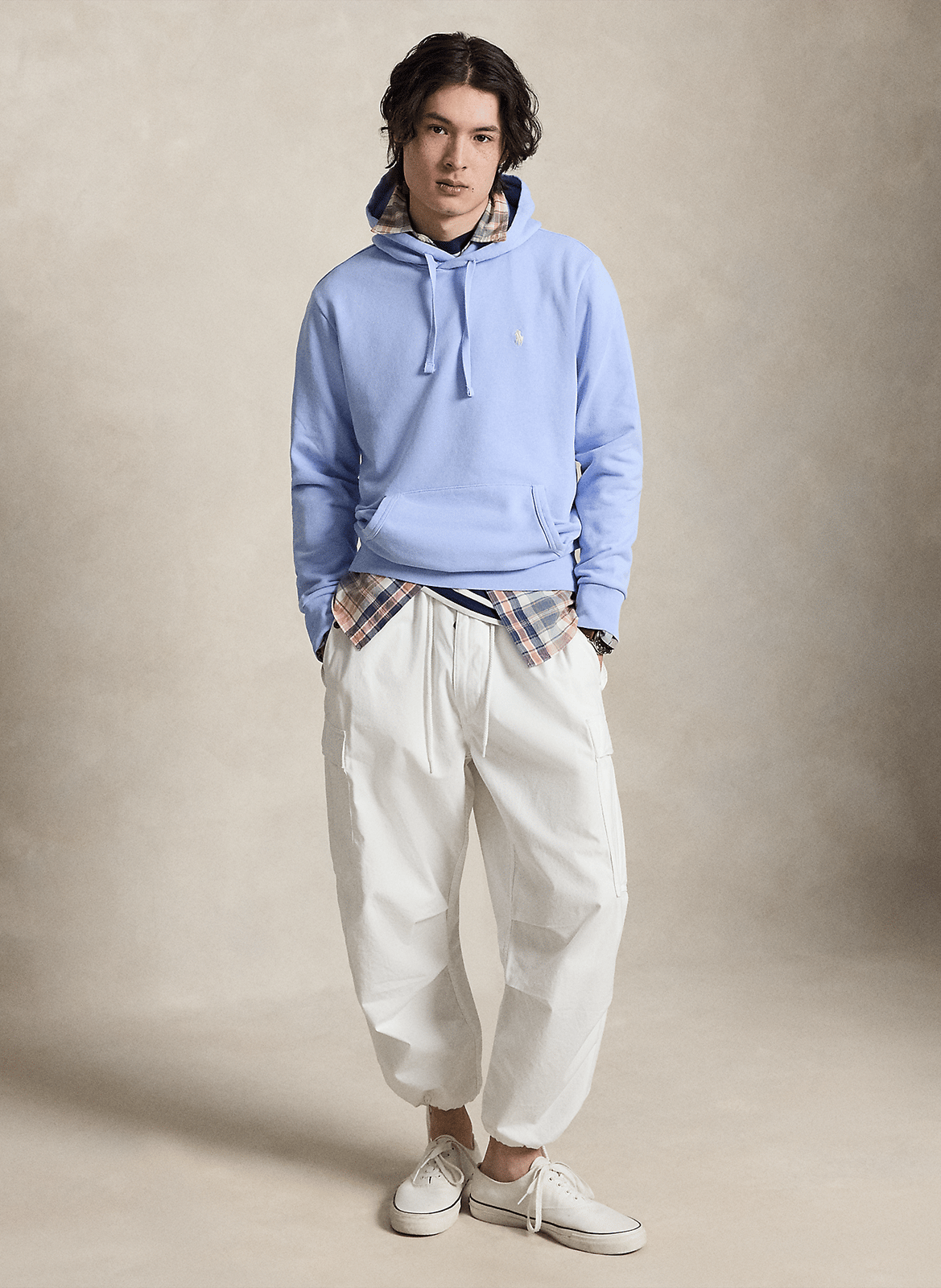 Sweat à capuche en coton | Bleu POLO RALPH LAUREN Homme