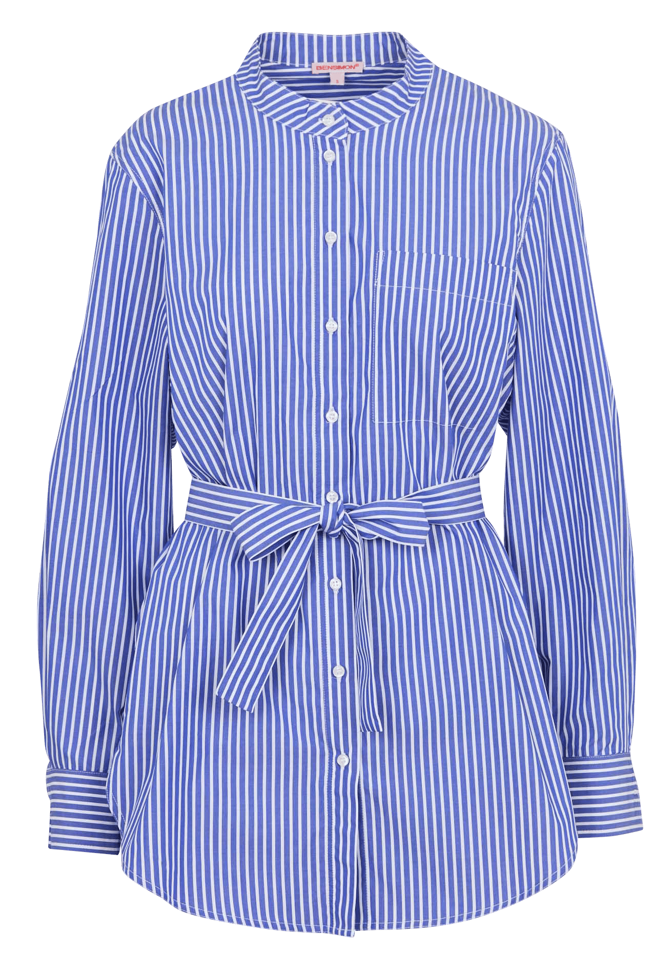 Capri plain oversized shirt BENSIMON Blue