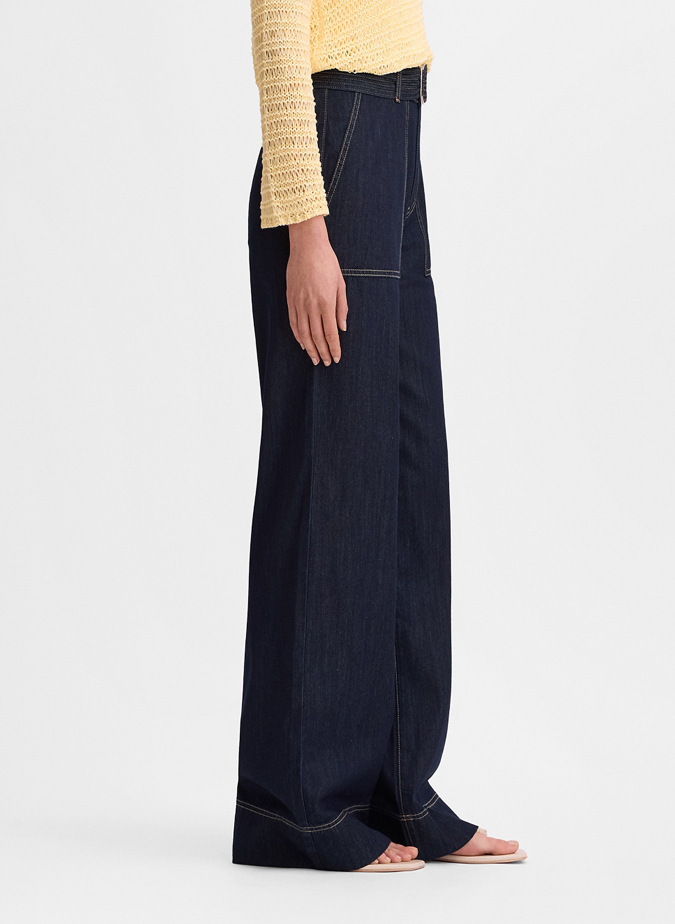 Weit geschnittene Jeans aus Baumwolle SIMORRA Blau