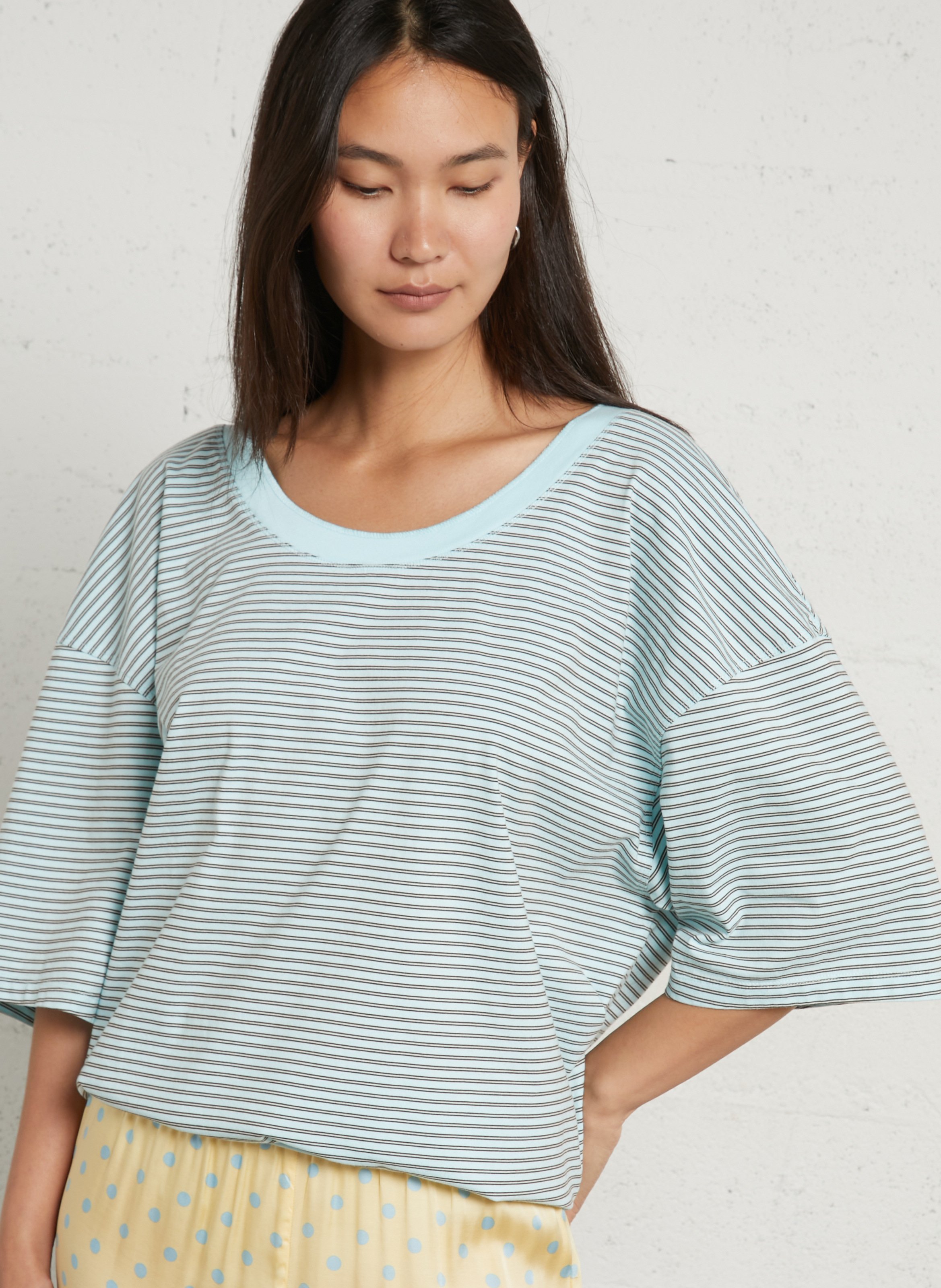 T-shirt oversize en coton AMERICAN VINTAGE
