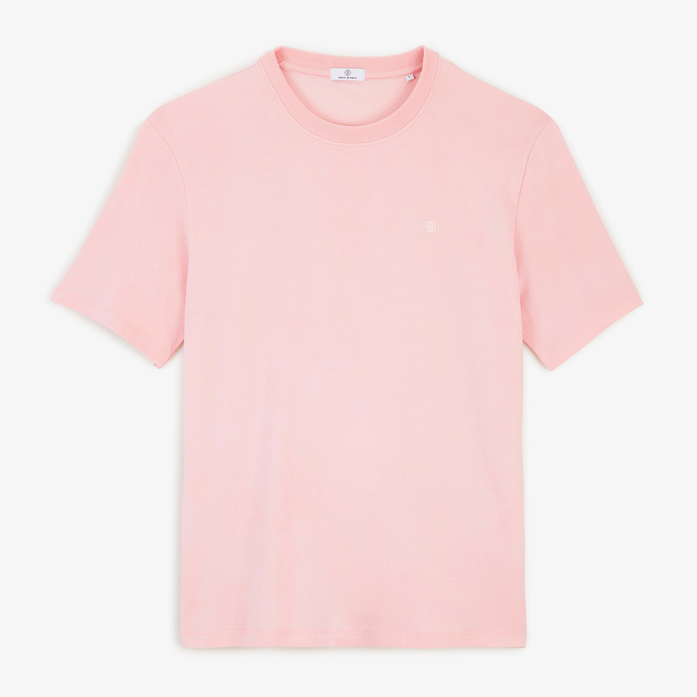 Short-sleeve round neck t-shirt SERGE BLANCO Pink