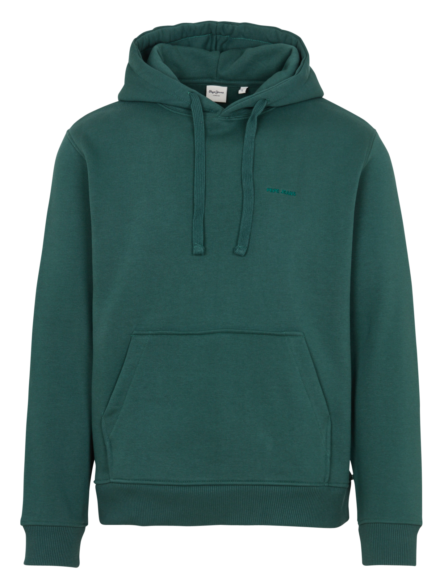 Sweat à capuche uni avec logo PEPE JEANS