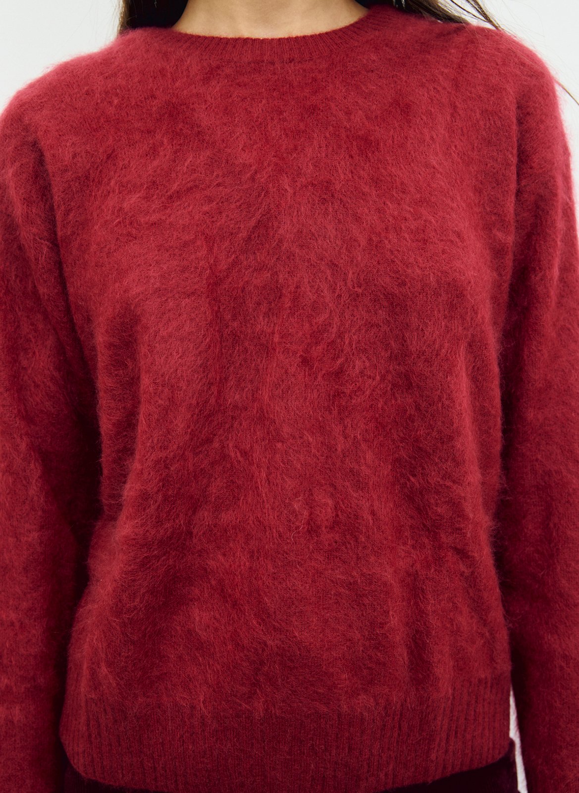 Brushed cashmere sweater GERARD DAREL Red