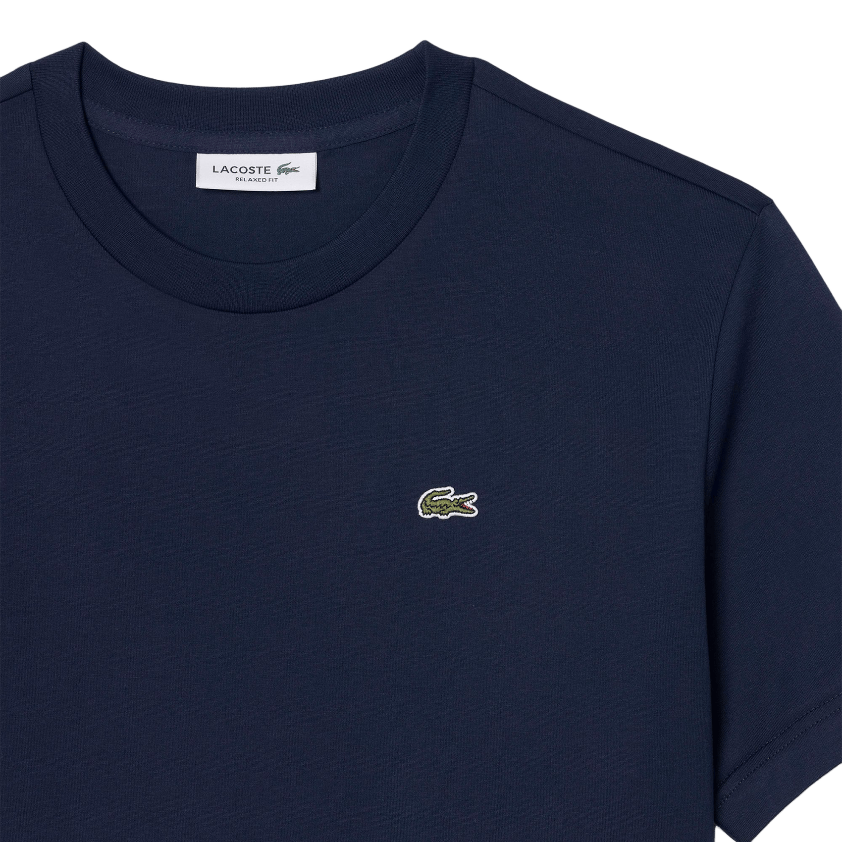 Short-sleeved cotton T-shirt LACOSTE Blue