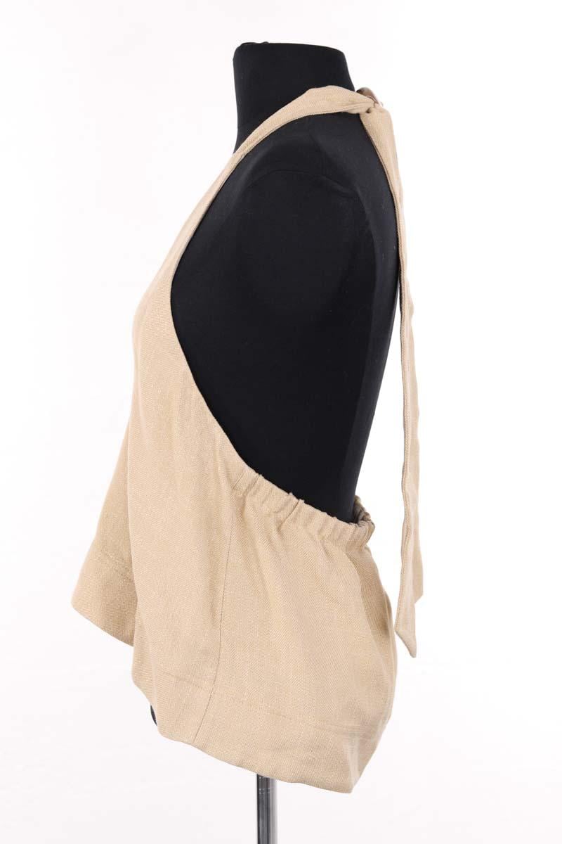 Azawood sleeveless top SEZANE - Seconde main Beige