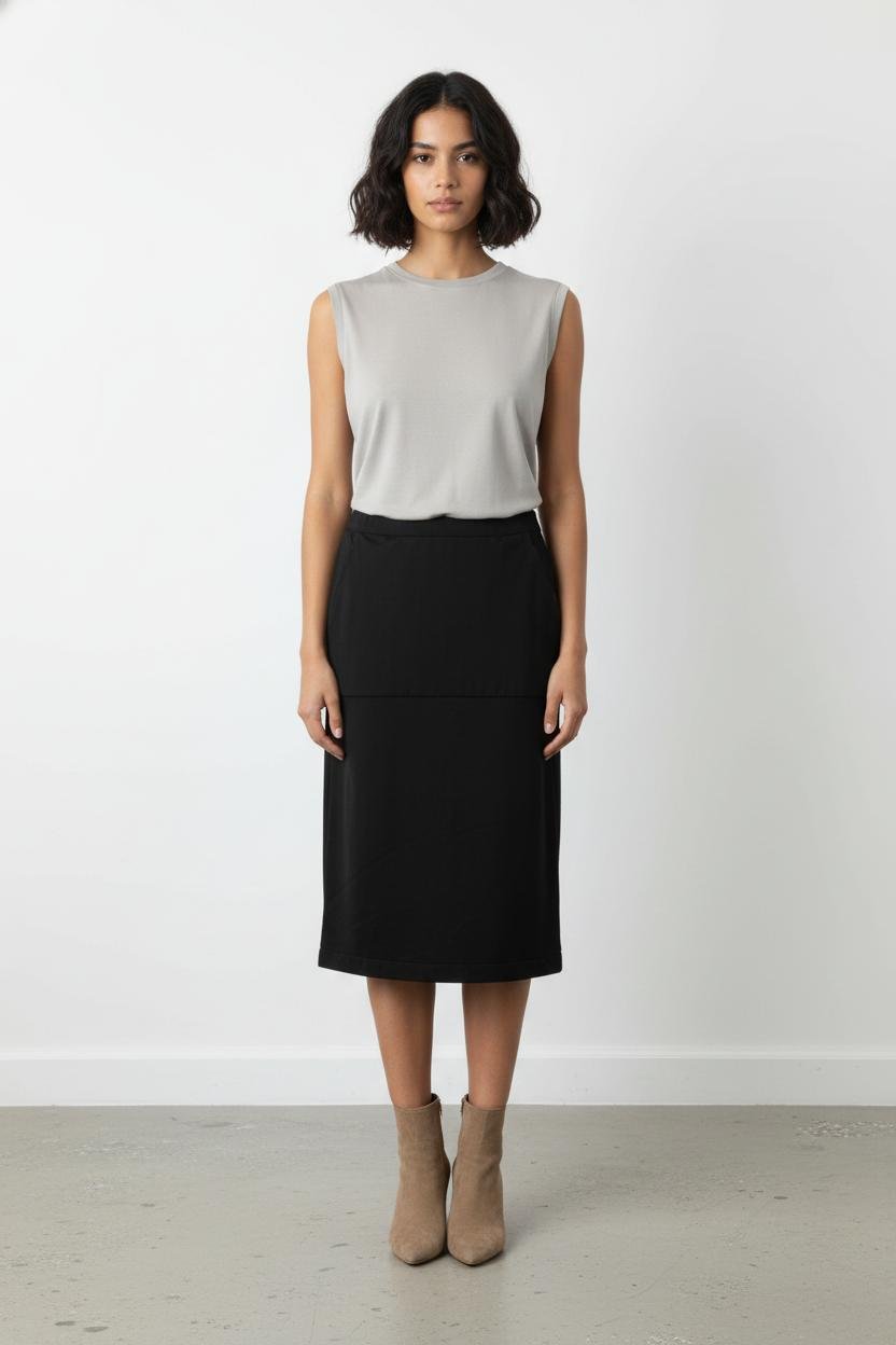Short & midi skirt HUMANOID - SECONDE MAIN Black