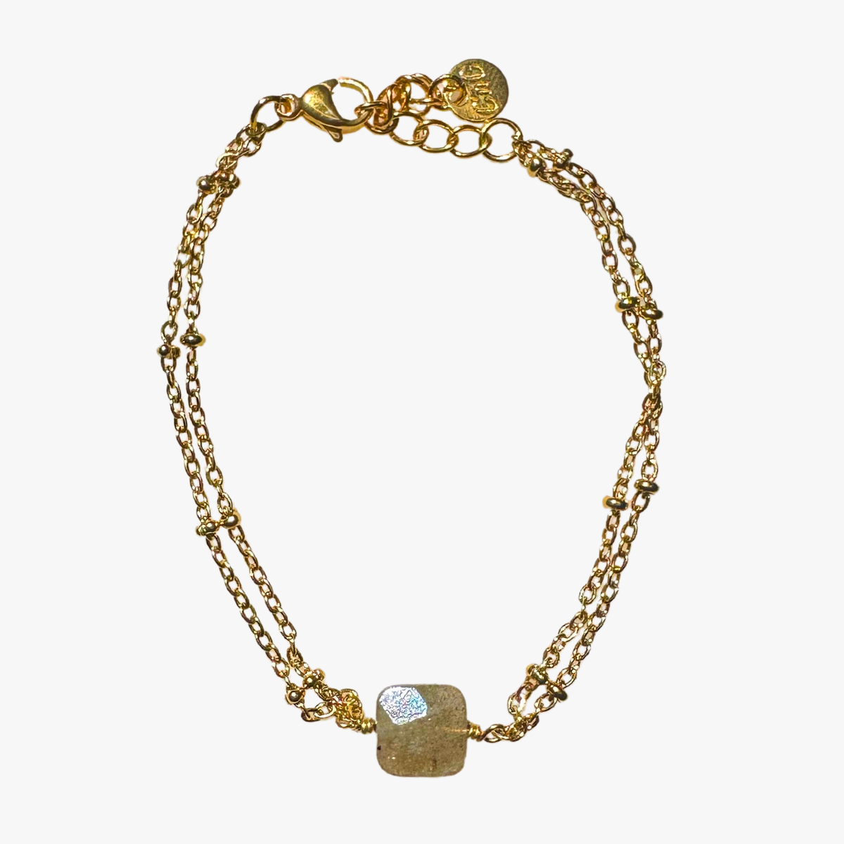 Labradorite bracelet GINANDGER Grey