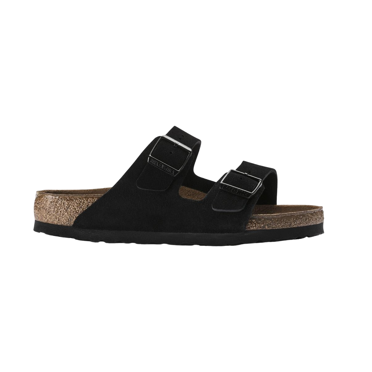Faux leather sandals BIRKENSTOCK Black