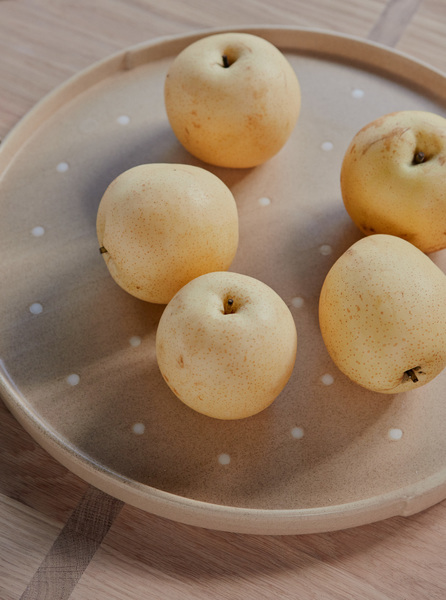 Stoneware plate OYOY LIVING DESIGN White