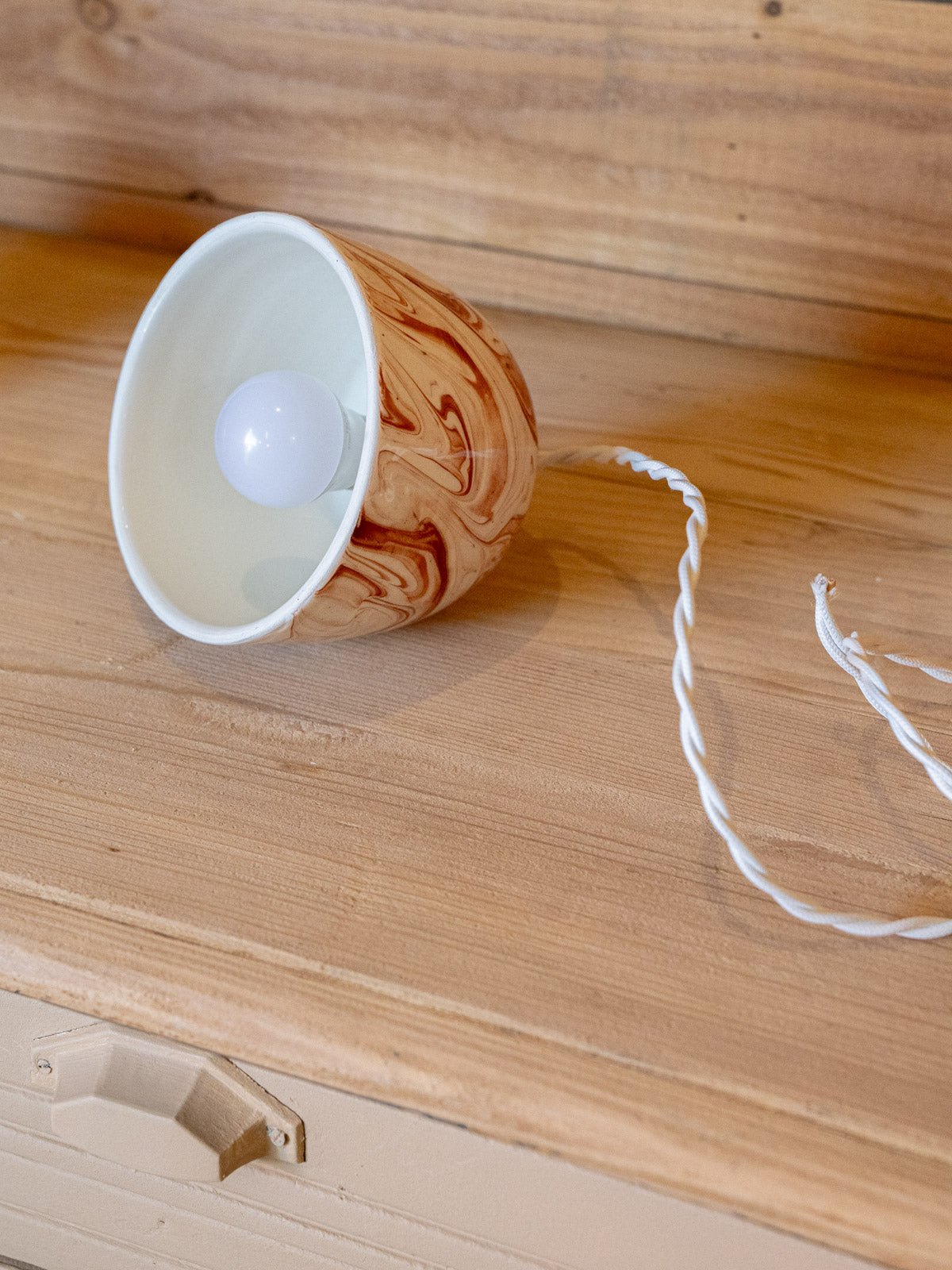 Ceramic Pendant Light No.27 DEBONGOUT Beige