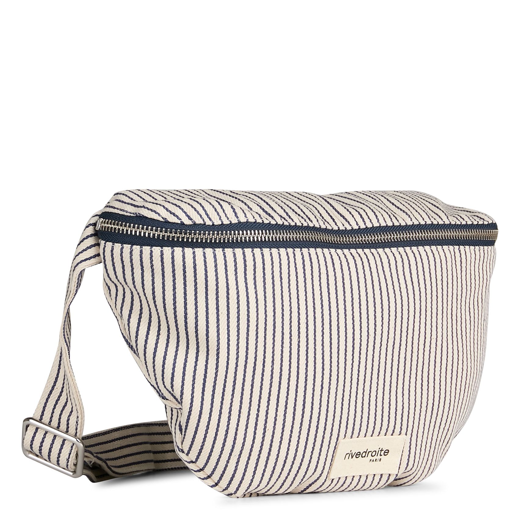 Striped cotton fanny pack RIVEDROITE PARIS White