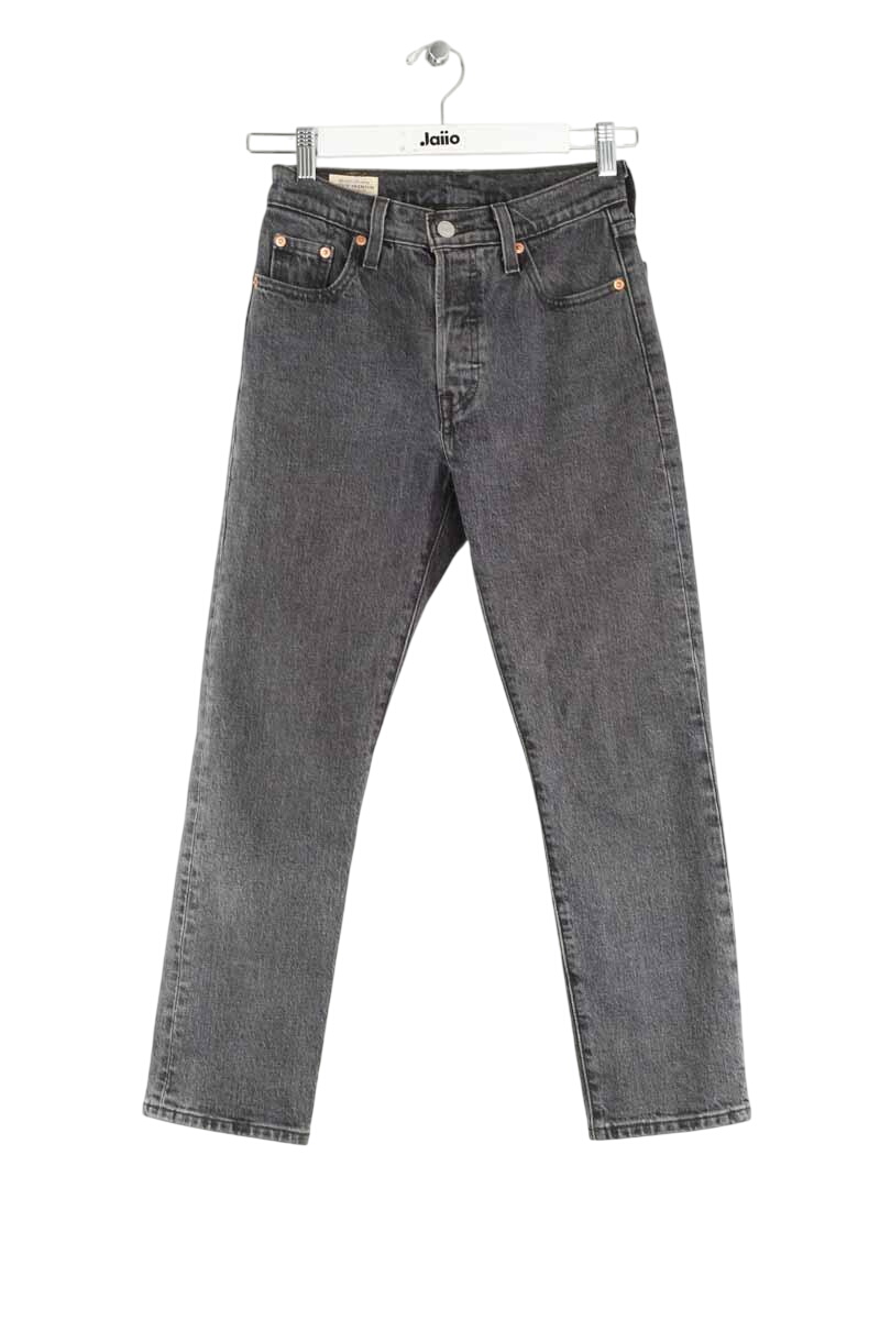 Cotton skinny jeans LEVI'S - Seconde main Black