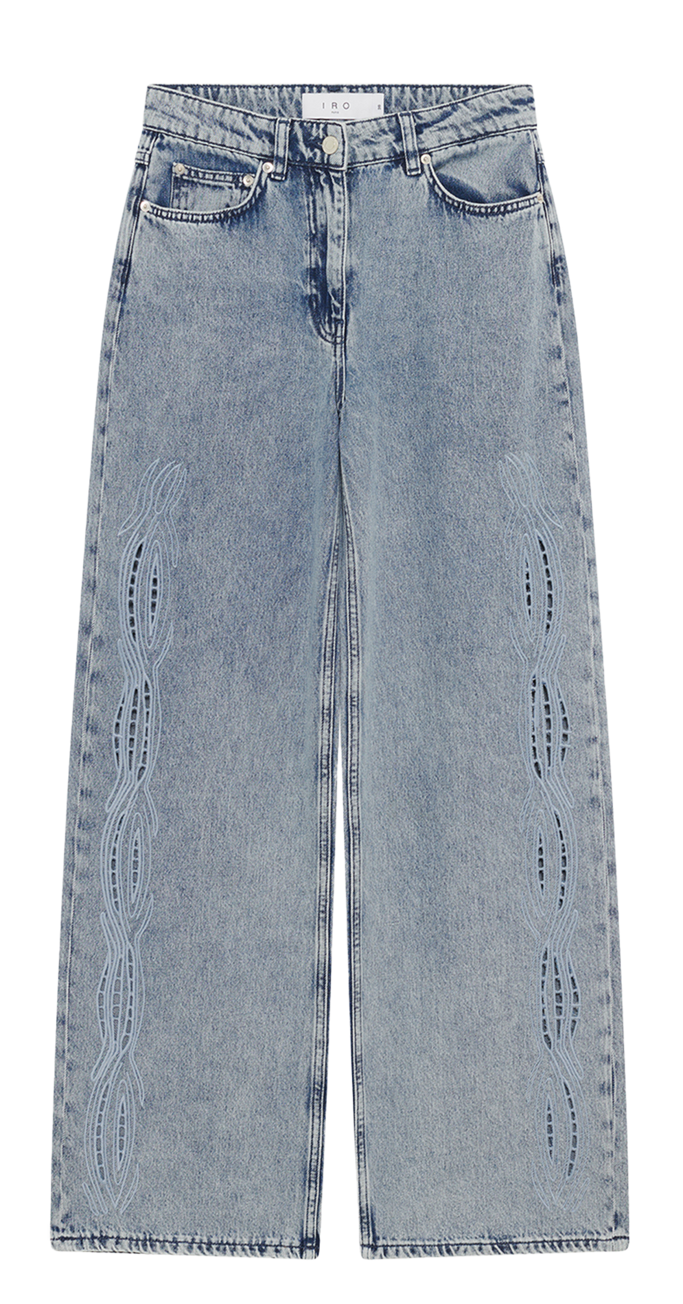 Jean large en coton IRO Bleu