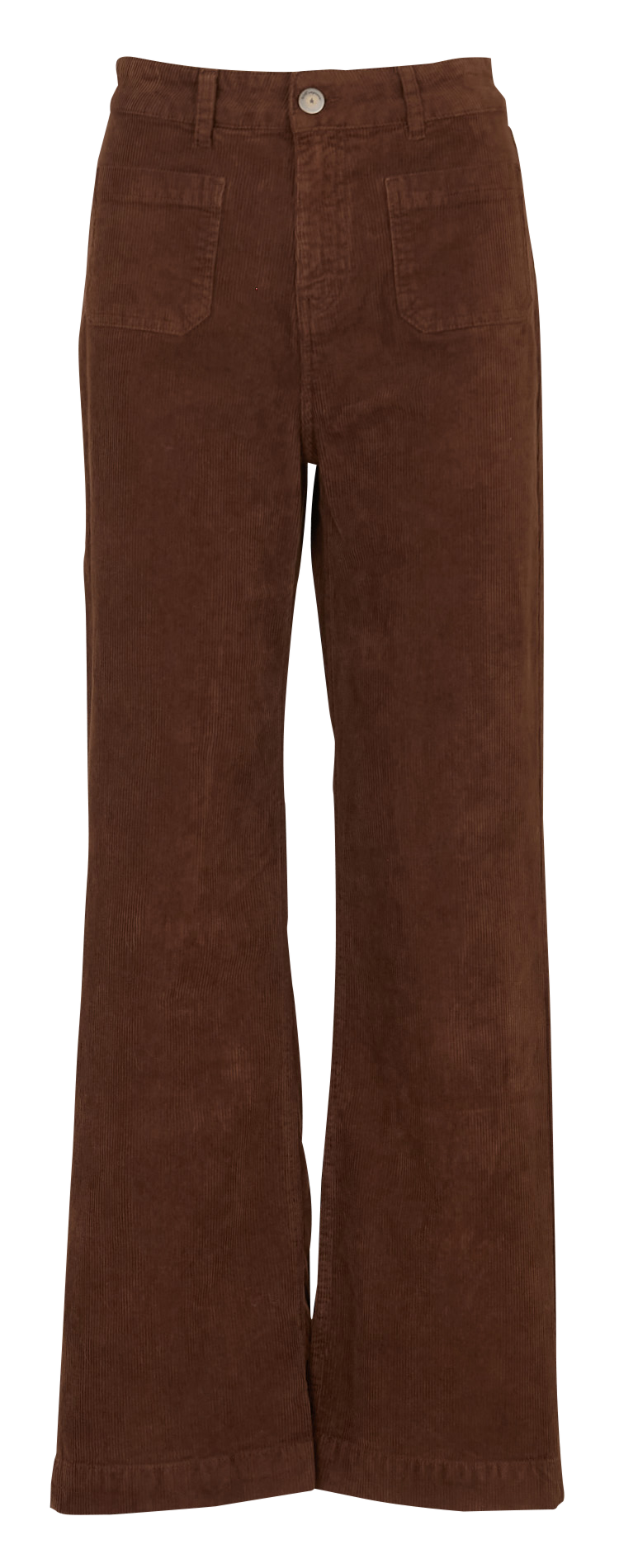 Pantalon large en coton mélangé SUD EXPRESS Marron