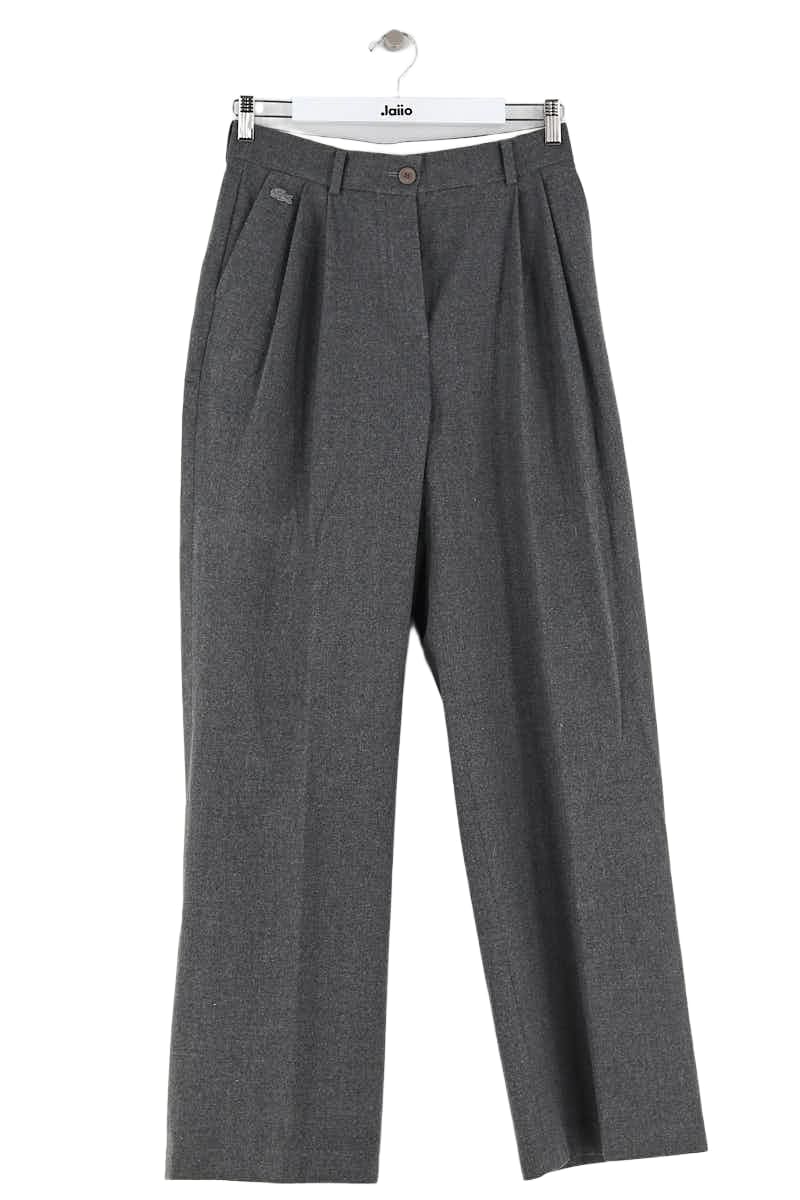 Wide trousers LACOSTE - SECONDE MAIN Grey