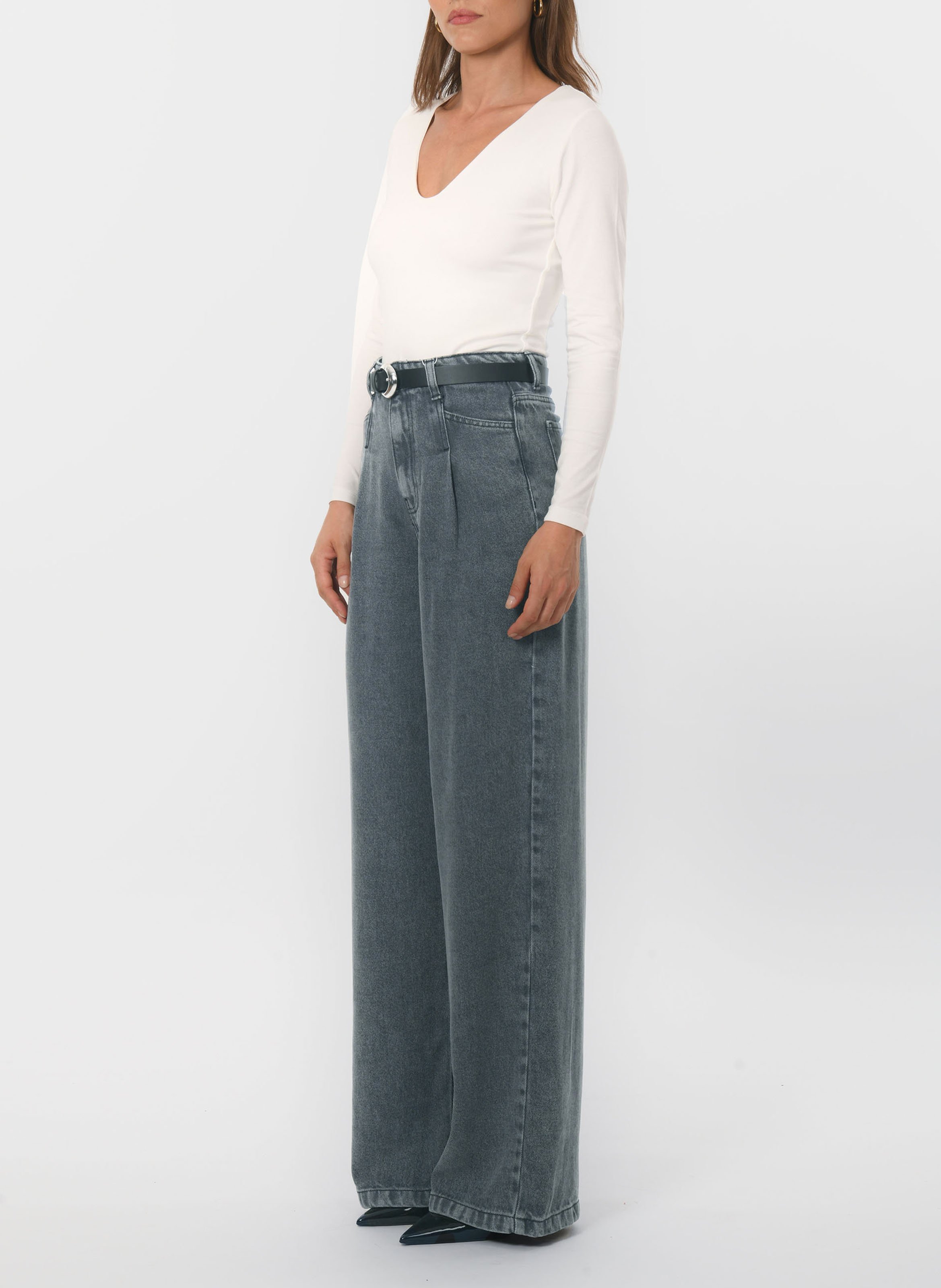 Jean large KOOKAI Gris